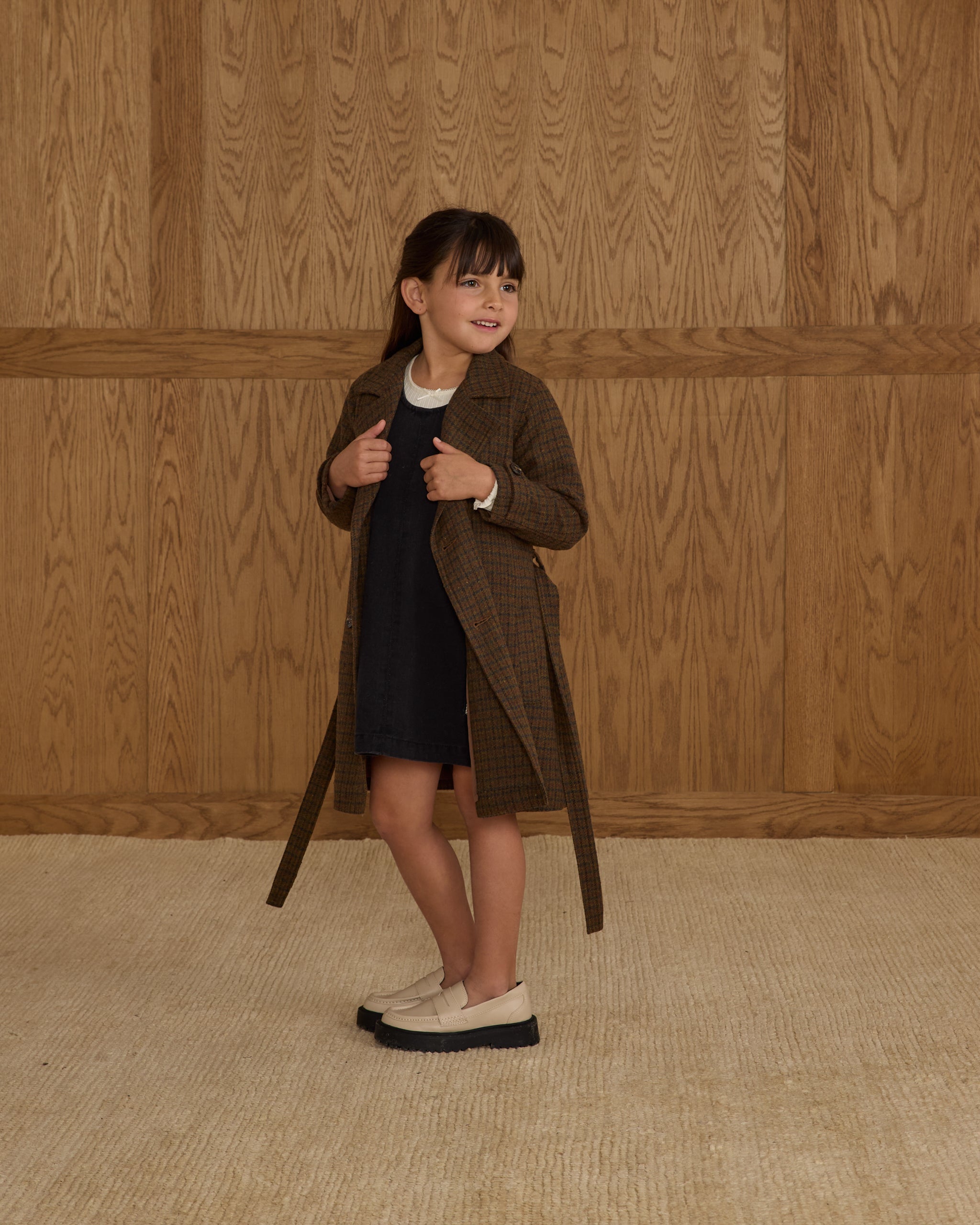 Trench Coat || Brown - Rylee + Cru | Kids Clothes | Trendy Baby Clothes | Modern Infant Outfits |