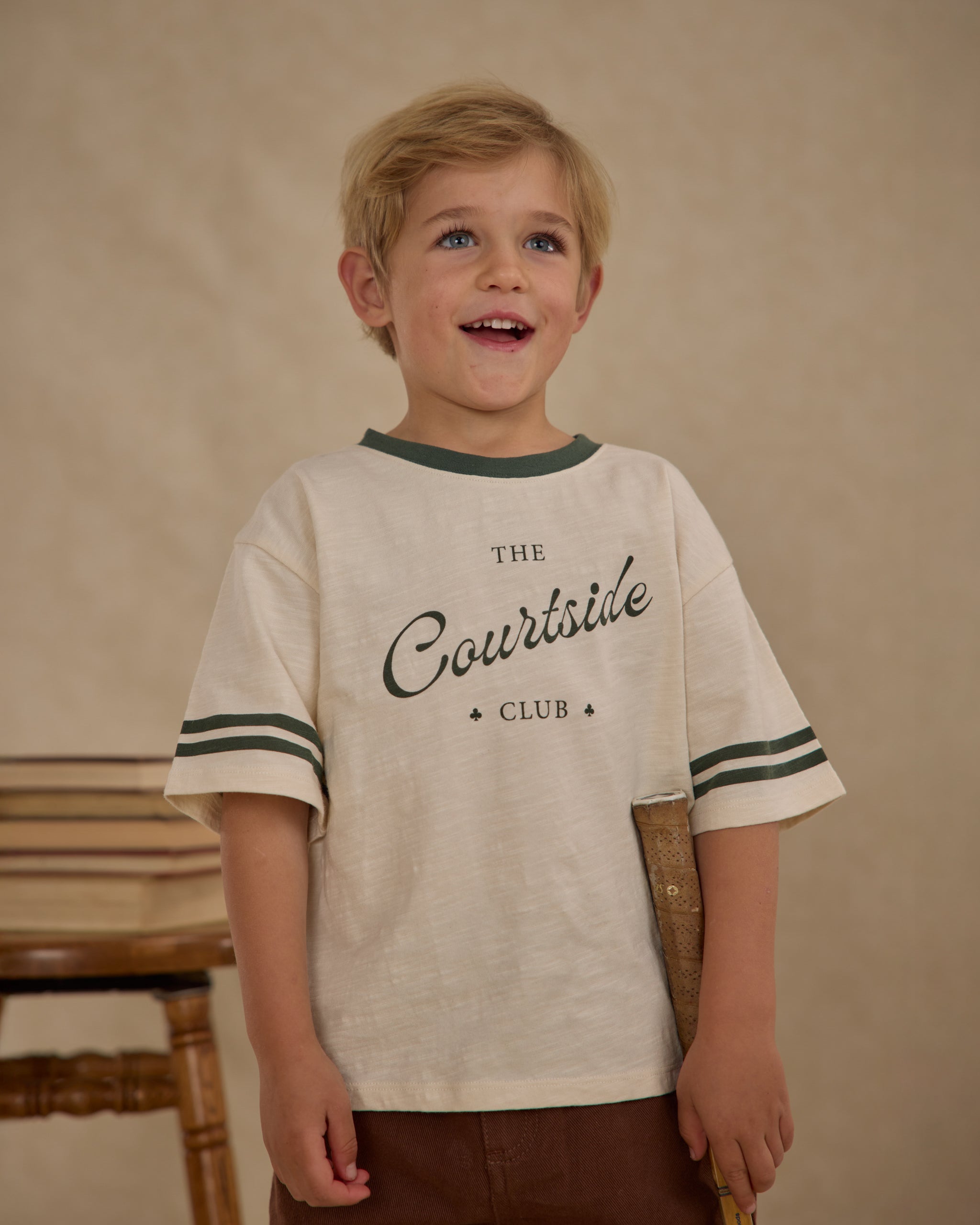 Varsity Tee || Courtside Club - Rylee + Cru | Kids Clothes | Trendy Baby Clothes | Modern Infant Outfits |