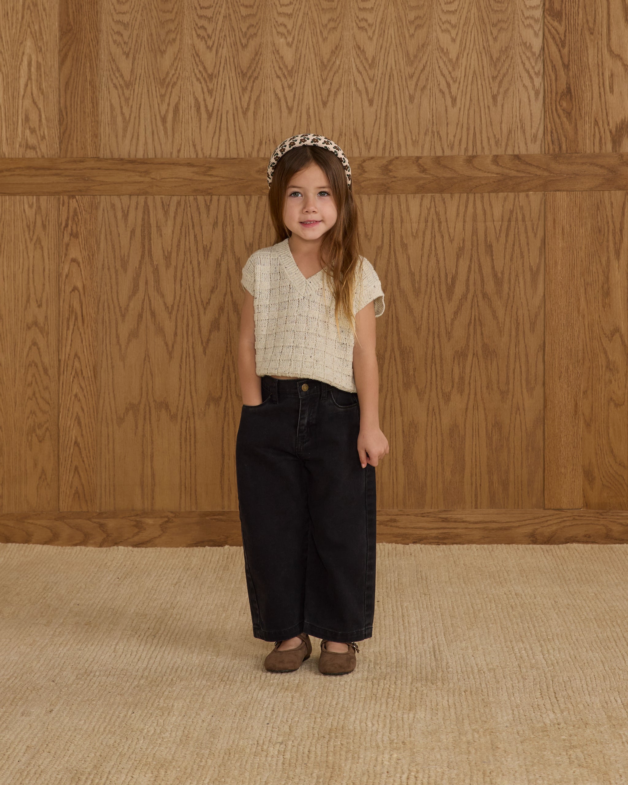 Straight Leg Pant || Washed Black - Rylee + Cru | Kids Clothes | Trendy Baby Clothes | Modern Infant Outfits |