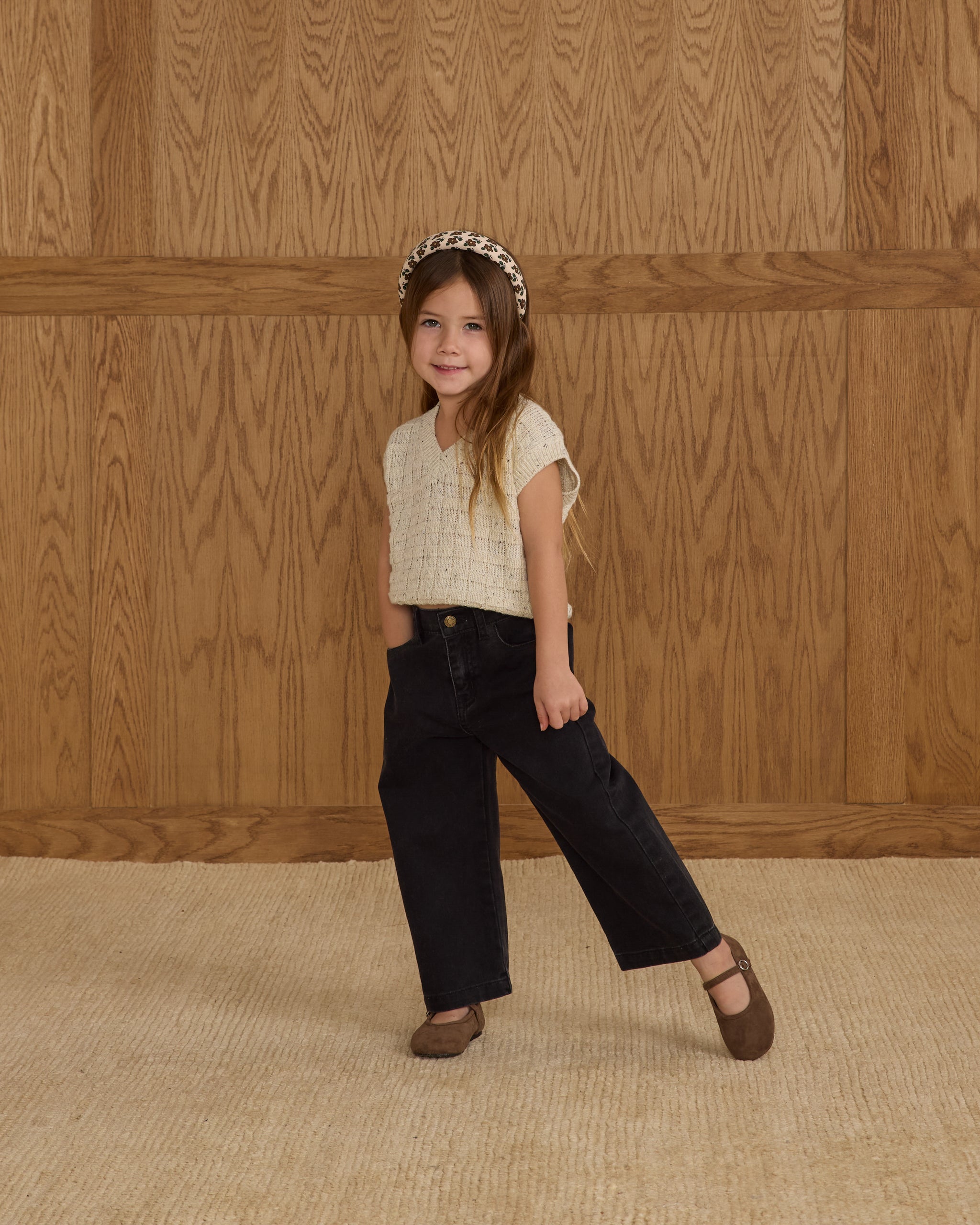 Straight Leg Pant || Washed Black - Rylee + Cru | Kids Clothes | Trendy Baby Clothes | Modern Infant Outfits |