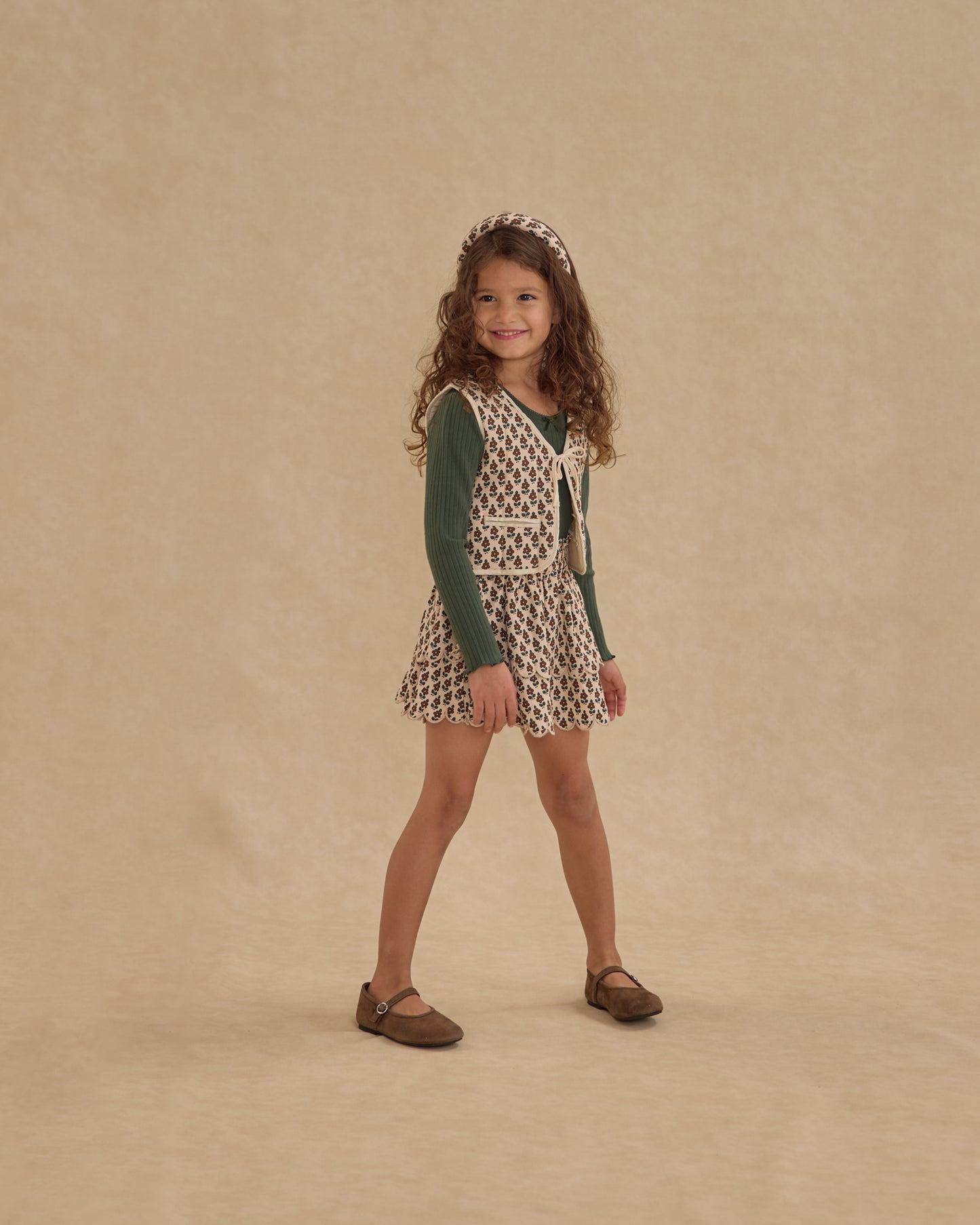 Rose Mini Skirt || Harvest Floral - Rylee + Cru | Kids Clothes | Trendy Baby Clothes | Modern Infant Outfits |