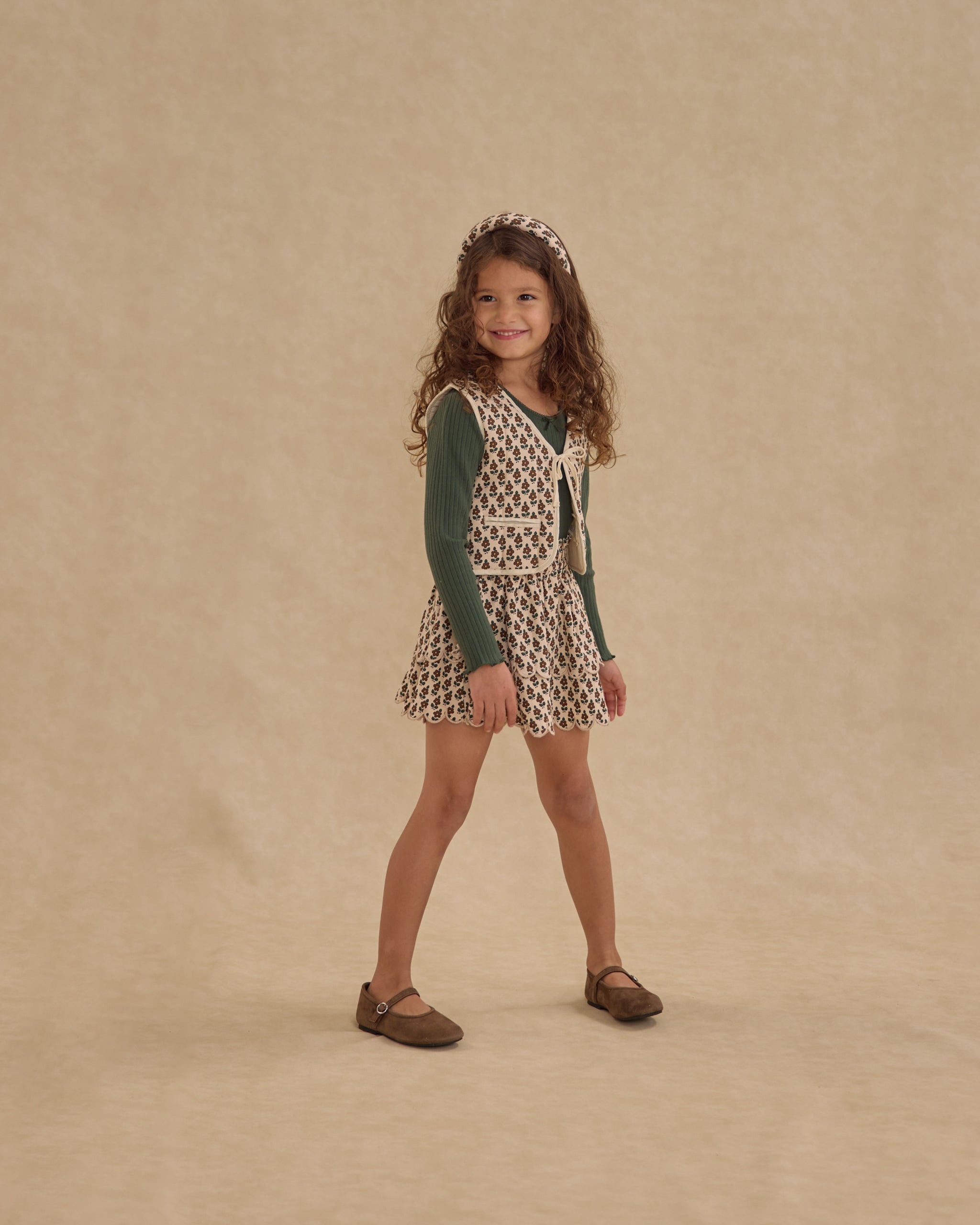 Rose Mini Skirt || Harvest Floral - Rylee + Cru | Kids Clothes | Trendy Baby Clothes | Modern Infant Outfits |