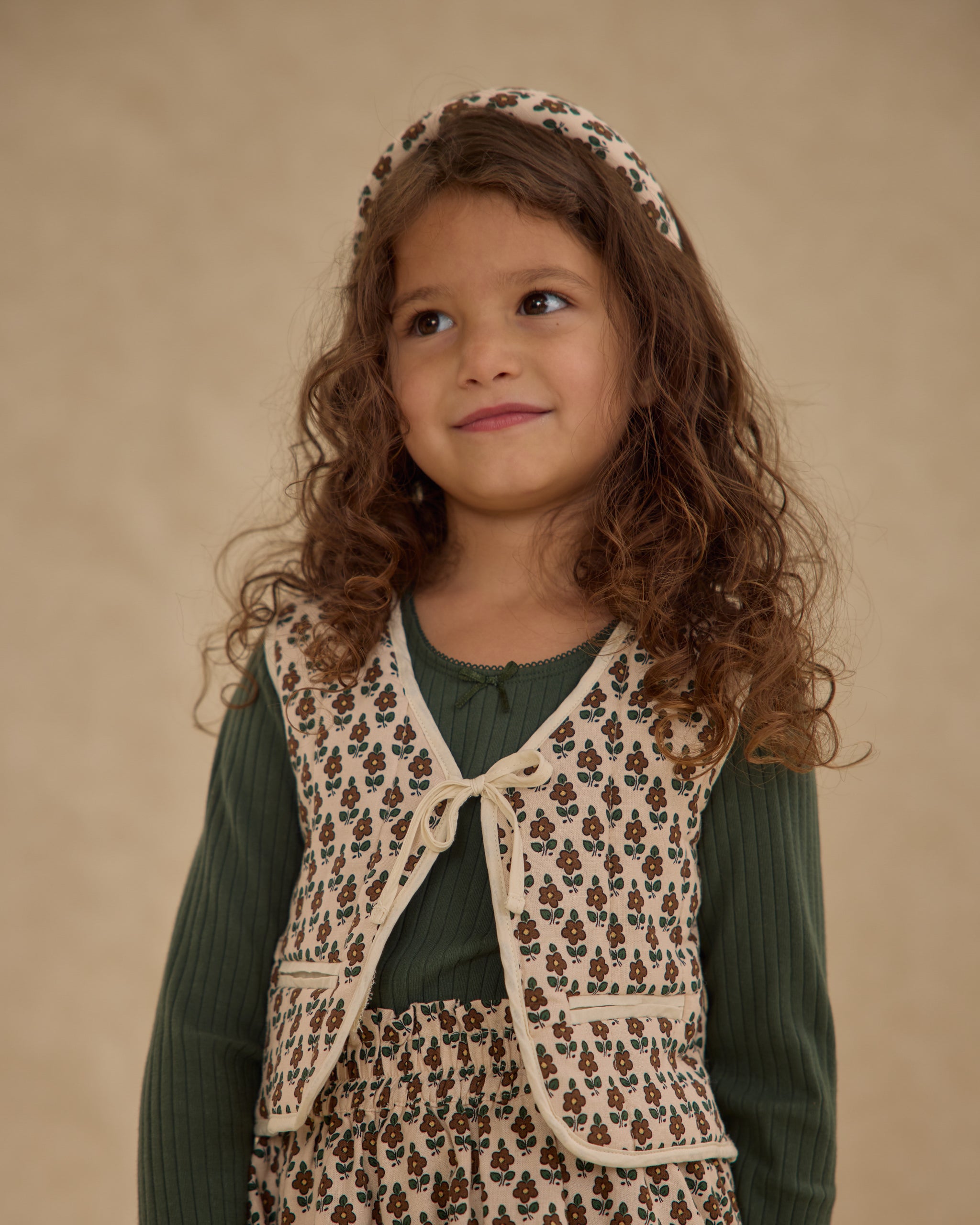 Quilted Vest || Harvest Floral - Rylee + Cru | Kids Clothes | Trendy Baby Clothes | Modern Infant Outfits |