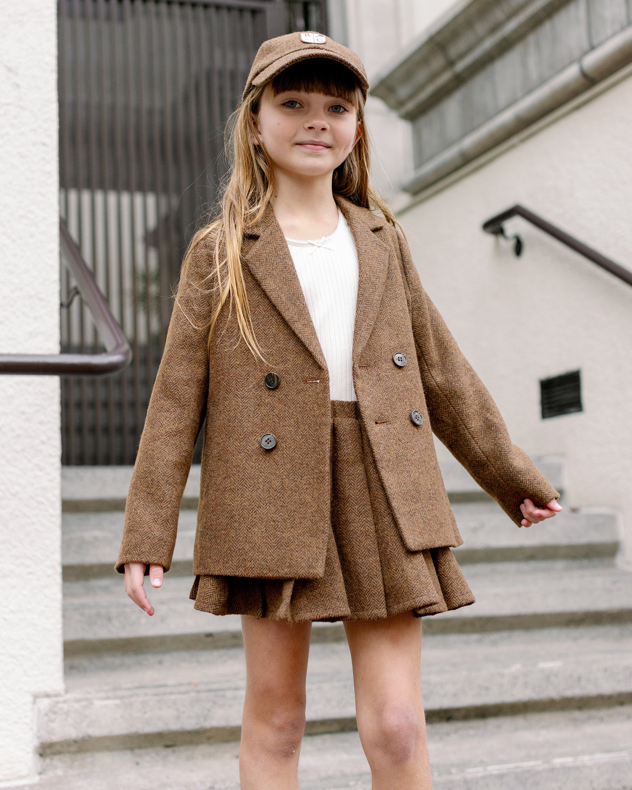 Double Breasted Blazer || Rustic Plaid - Rylee + Cru | Kids Clothes | Trendy Baby Clothes | Modern Infant Outfits |