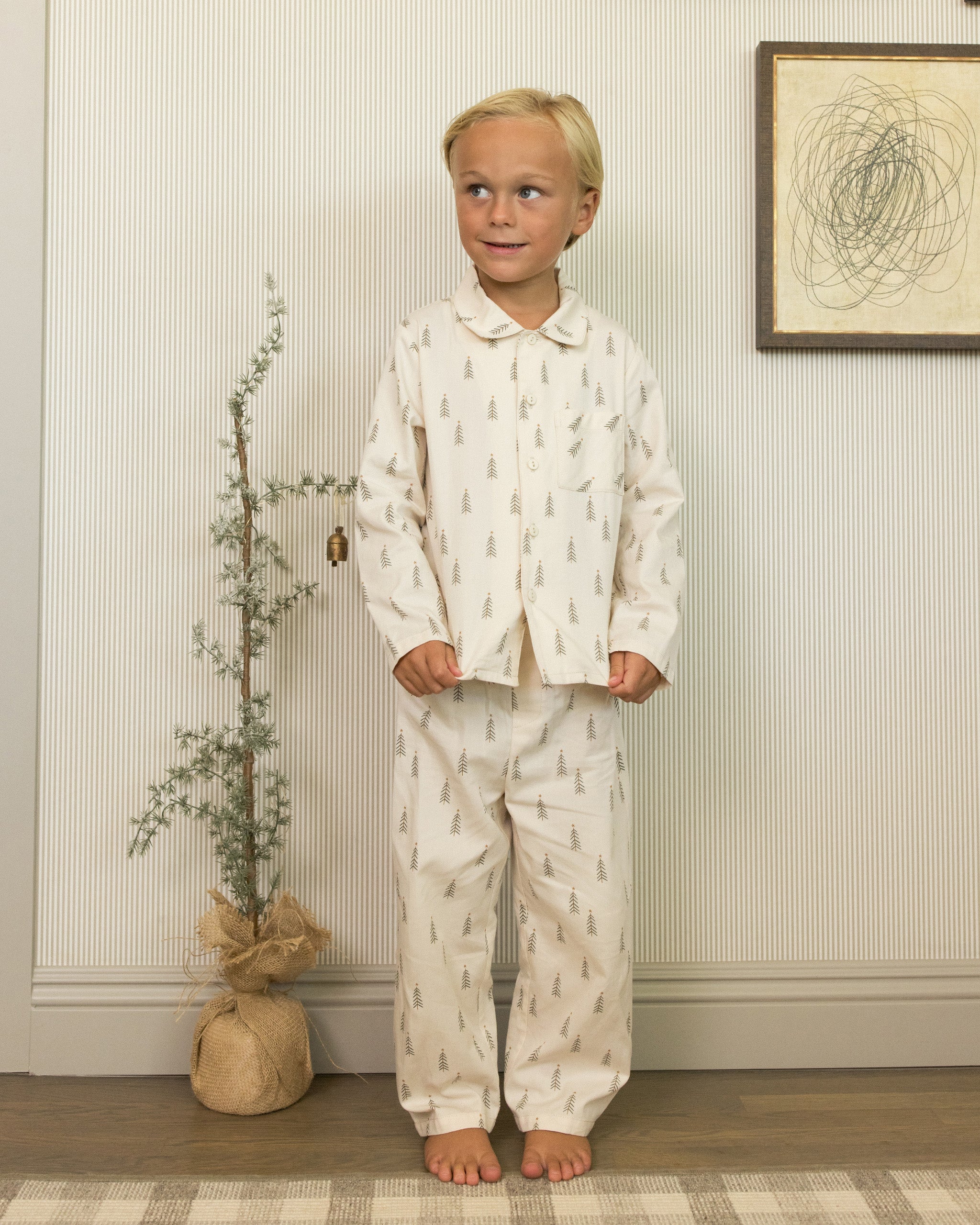 Long Sleeve Pajamas || Alpine - Rylee + Cru | Kids Clothes | Trendy Baby Clothes | Modern Infant Outfits |