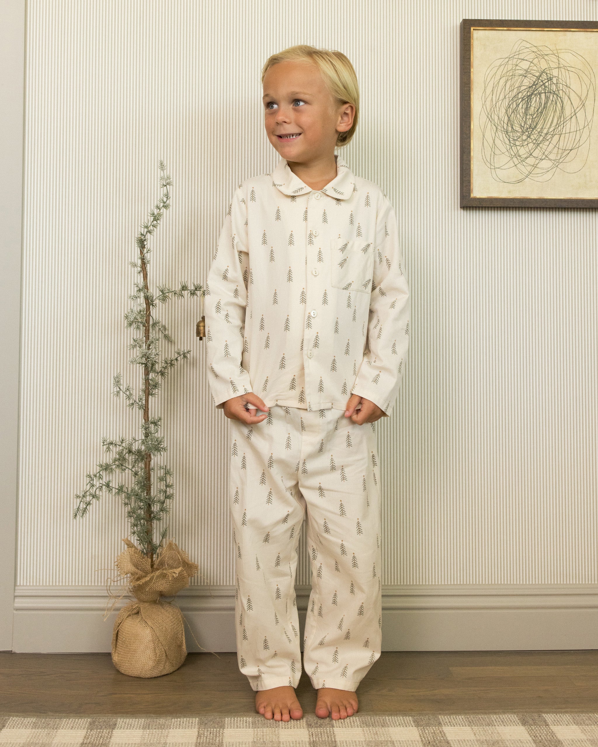 Long Sleeve Pajamas || Alpine - Rylee + Cru | Kids Clothes | Trendy Baby Clothes | Modern Infant Outfits |