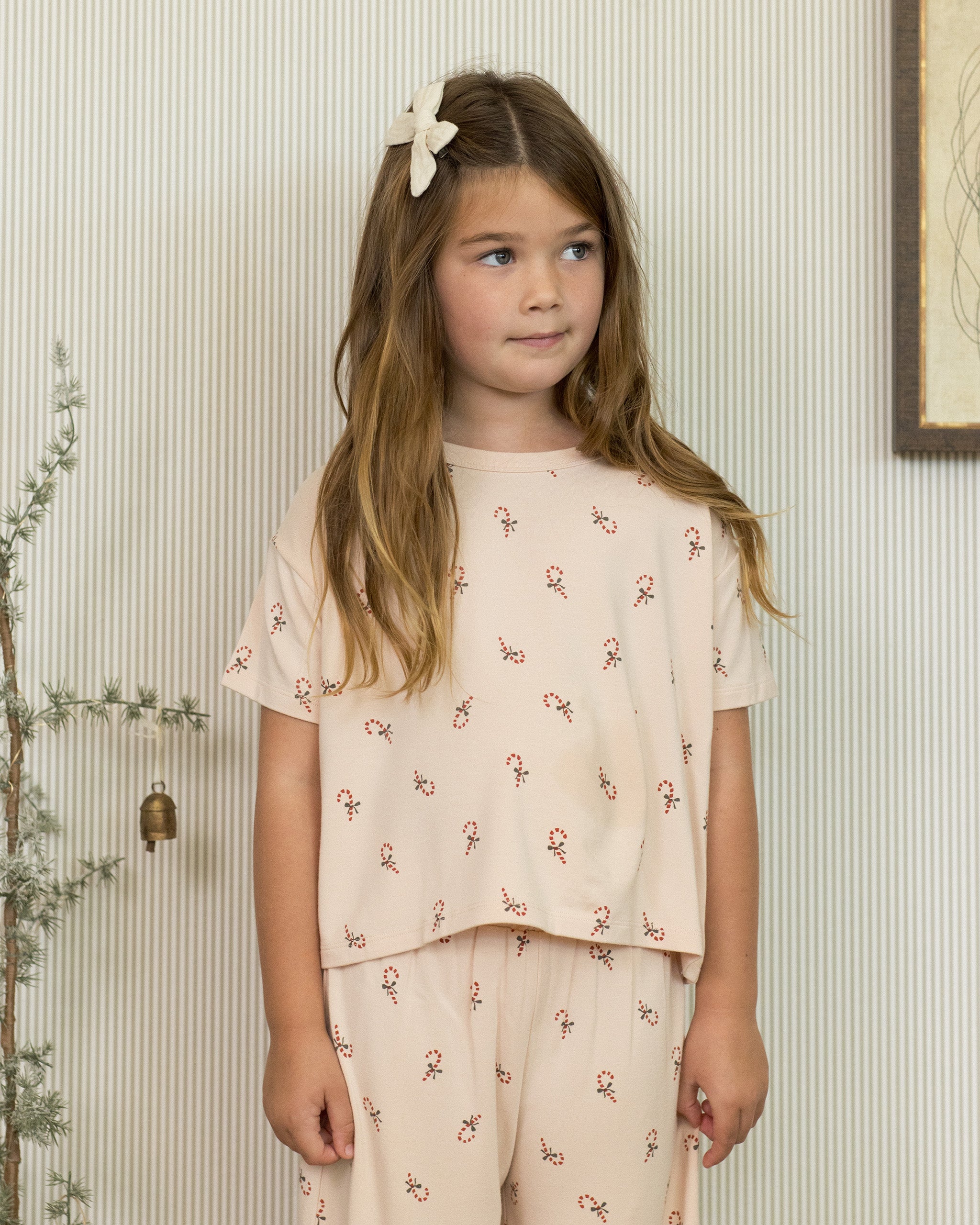 Bows, Set Of 2 || Ivory - Rylee + Cru | Kids Clothes | Trendy Baby Clothes | Modern Infant Outfits |