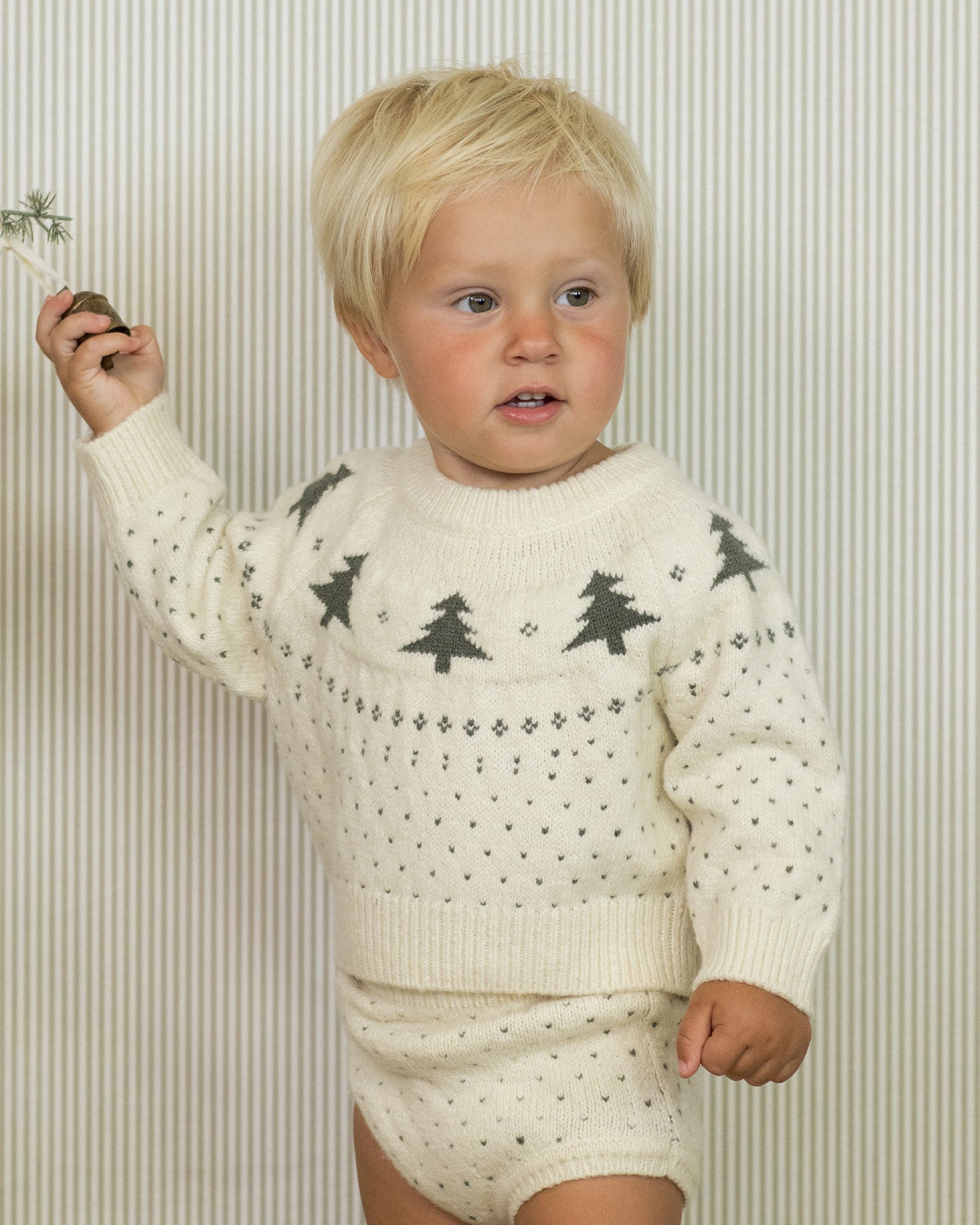 Fair Isle Sweater || Trees - Rylee + Cru | Kids Clothes | Trendy Baby Clothes | Modern Infant Outfits |