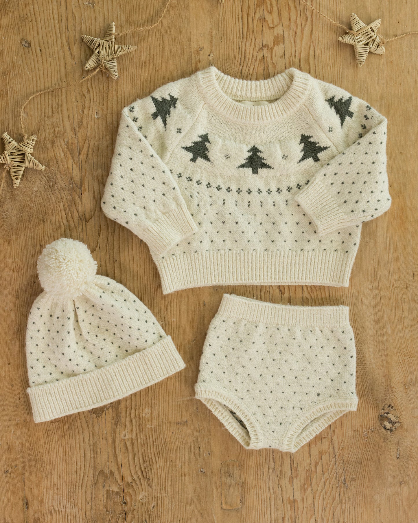 Fair Isle Sweater || Trees - Rylee + Cru | Kids Clothes | Trendy Baby Clothes | Modern Infant Outfits |