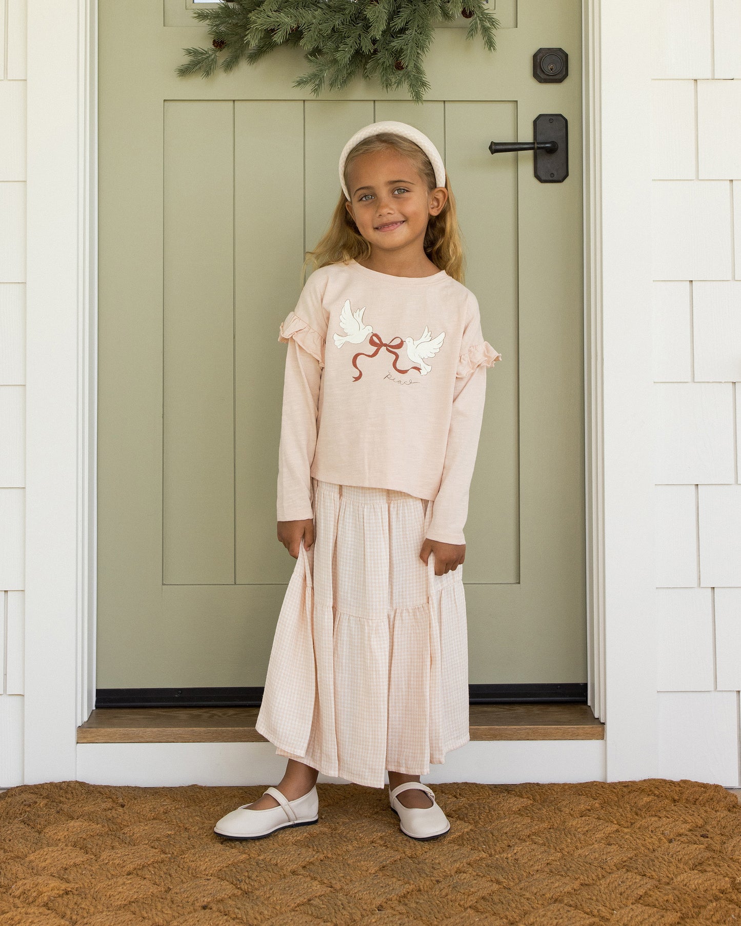 Padded Headband || Petal Gingham - Rylee + Cru | Kids Clothes | Trendy Baby Clothes | Modern Infant Outfits |