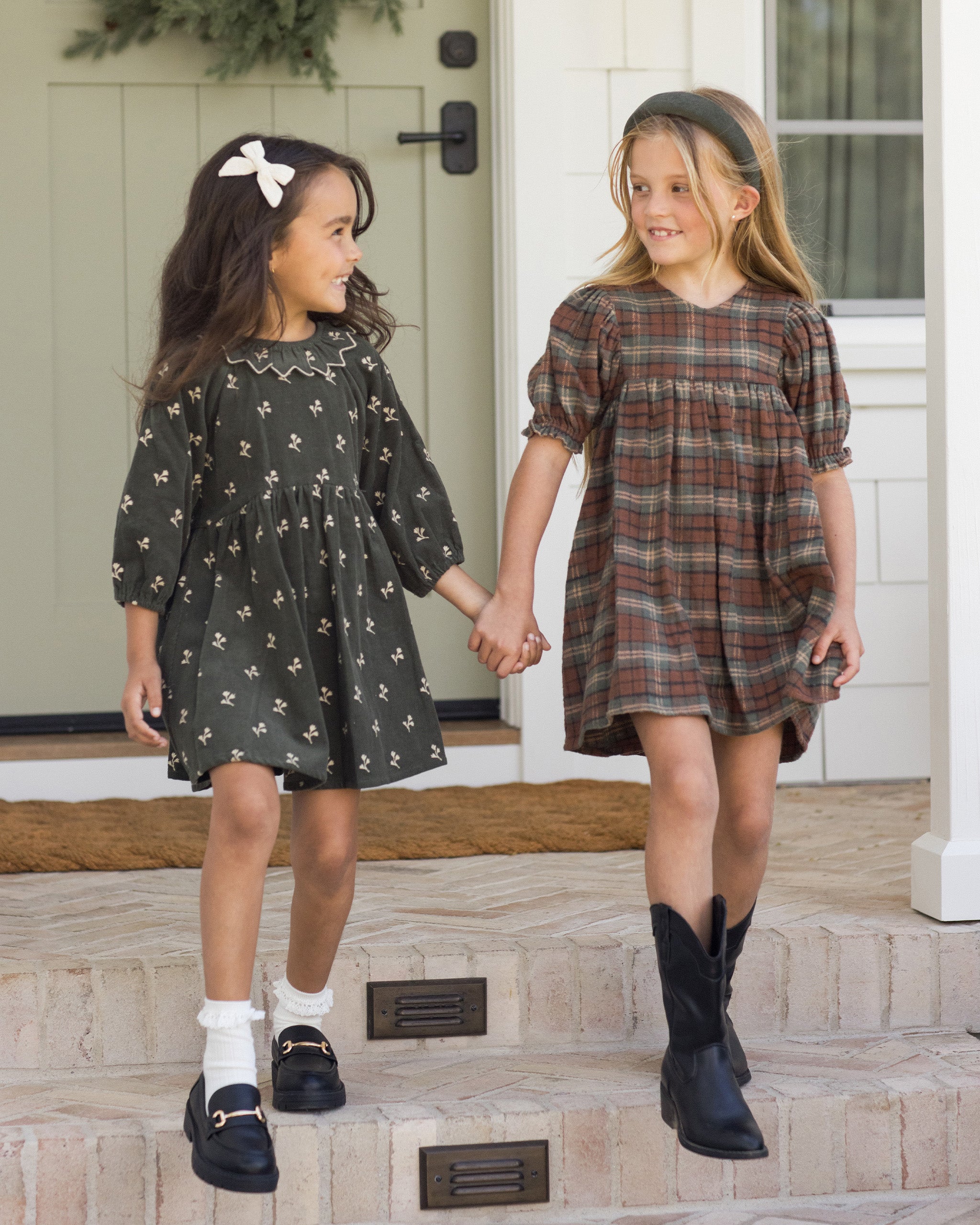 Freya Dress || Blossom Embroidery - Rylee + Cru | Kids Clothes | Trendy Baby Clothes | Modern Infant Outfits |