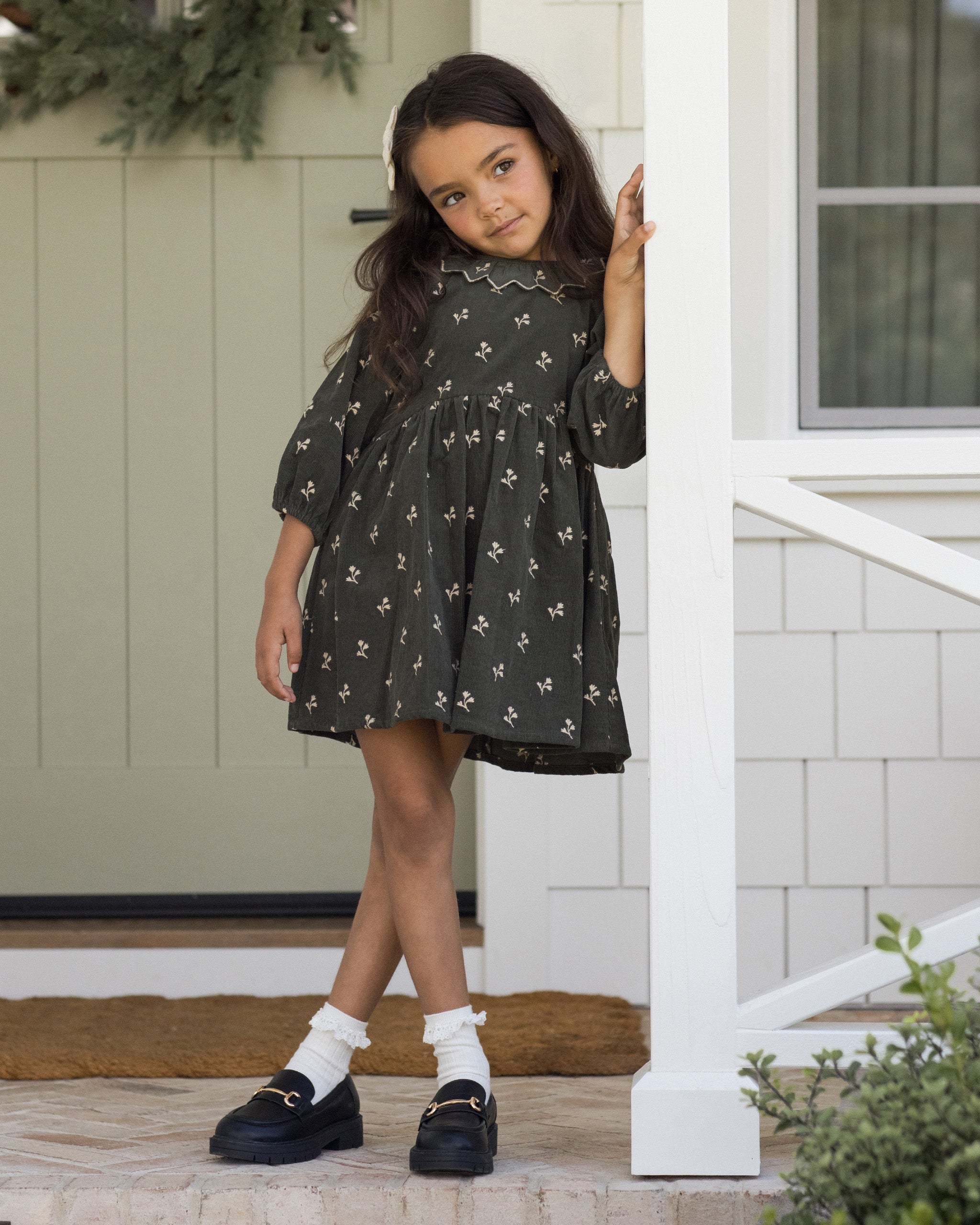 Freya Dress || Blossom Embroidery - Rylee + Cru | Kids Clothes | Trendy Baby Clothes | Modern Infant Outfits |