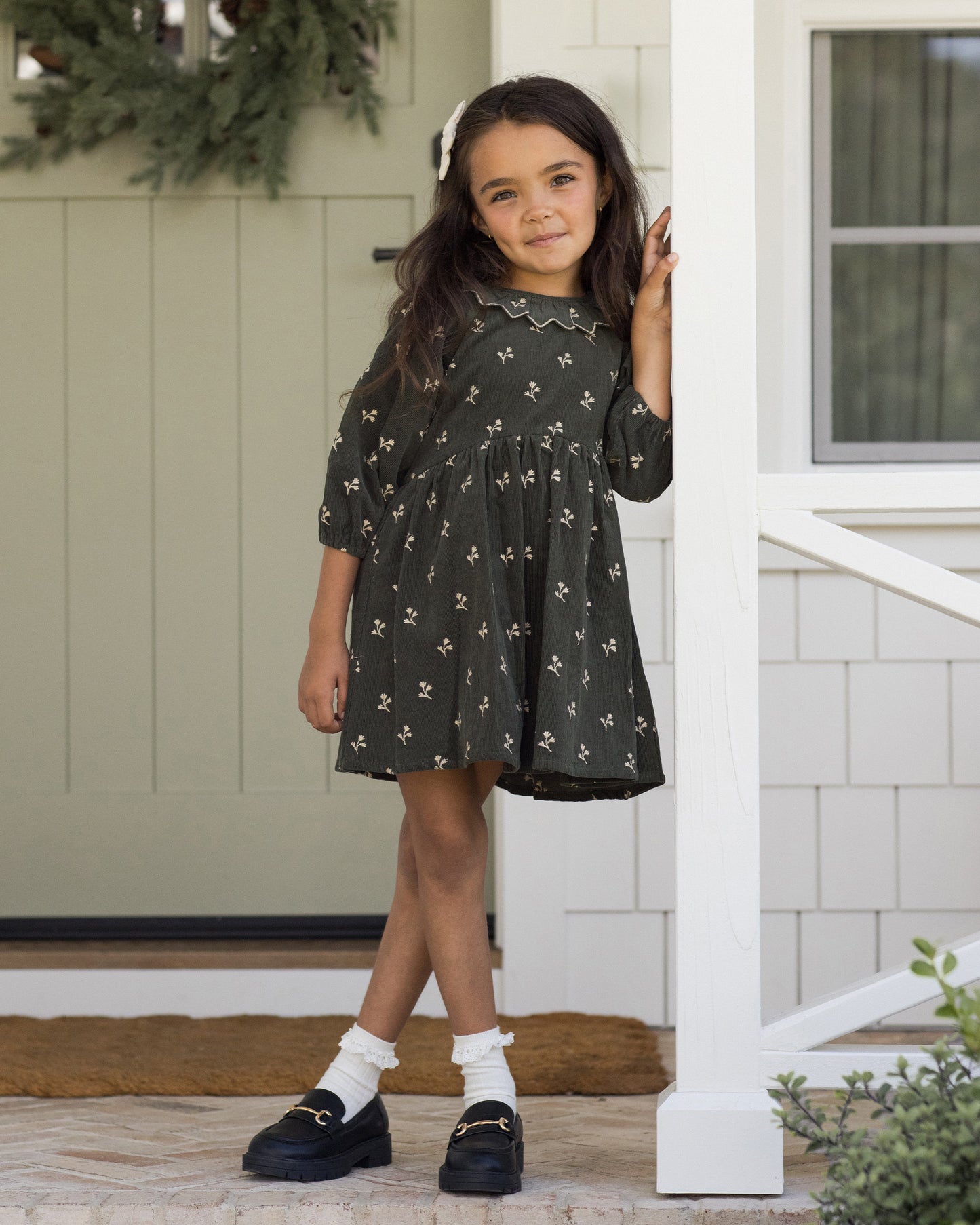Freya Dress || Blossom Embroidery - Rylee + Cru | Kids Clothes | Trendy Baby Clothes | Modern Infant Outfits |