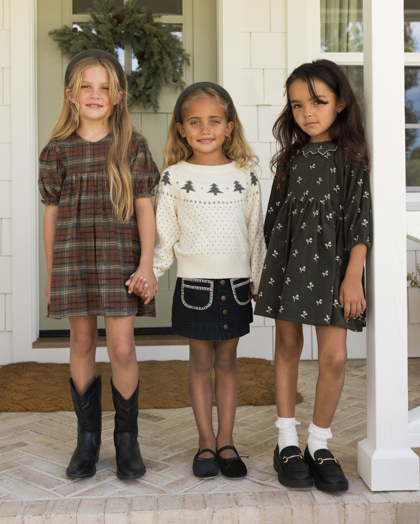 Freya Dress || Blossom Embroidery - Rylee + Cru | Kids Clothes | Trendy Baby Clothes | Modern Infant Outfits |