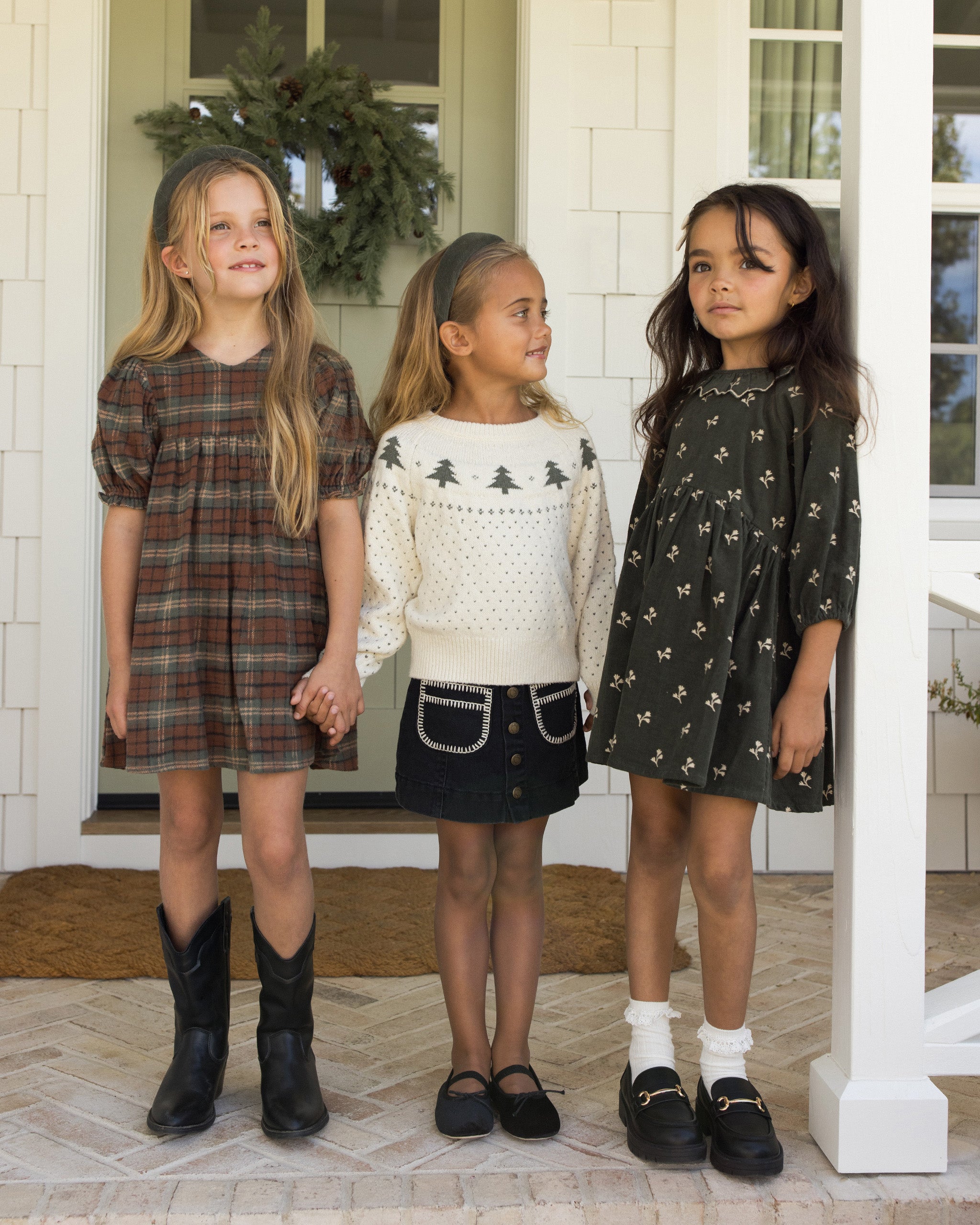 Fair Isle Sweater || Trees - Rylee + Cru | Kids Clothes | Trendy Baby Clothes | Modern Infant Outfits |