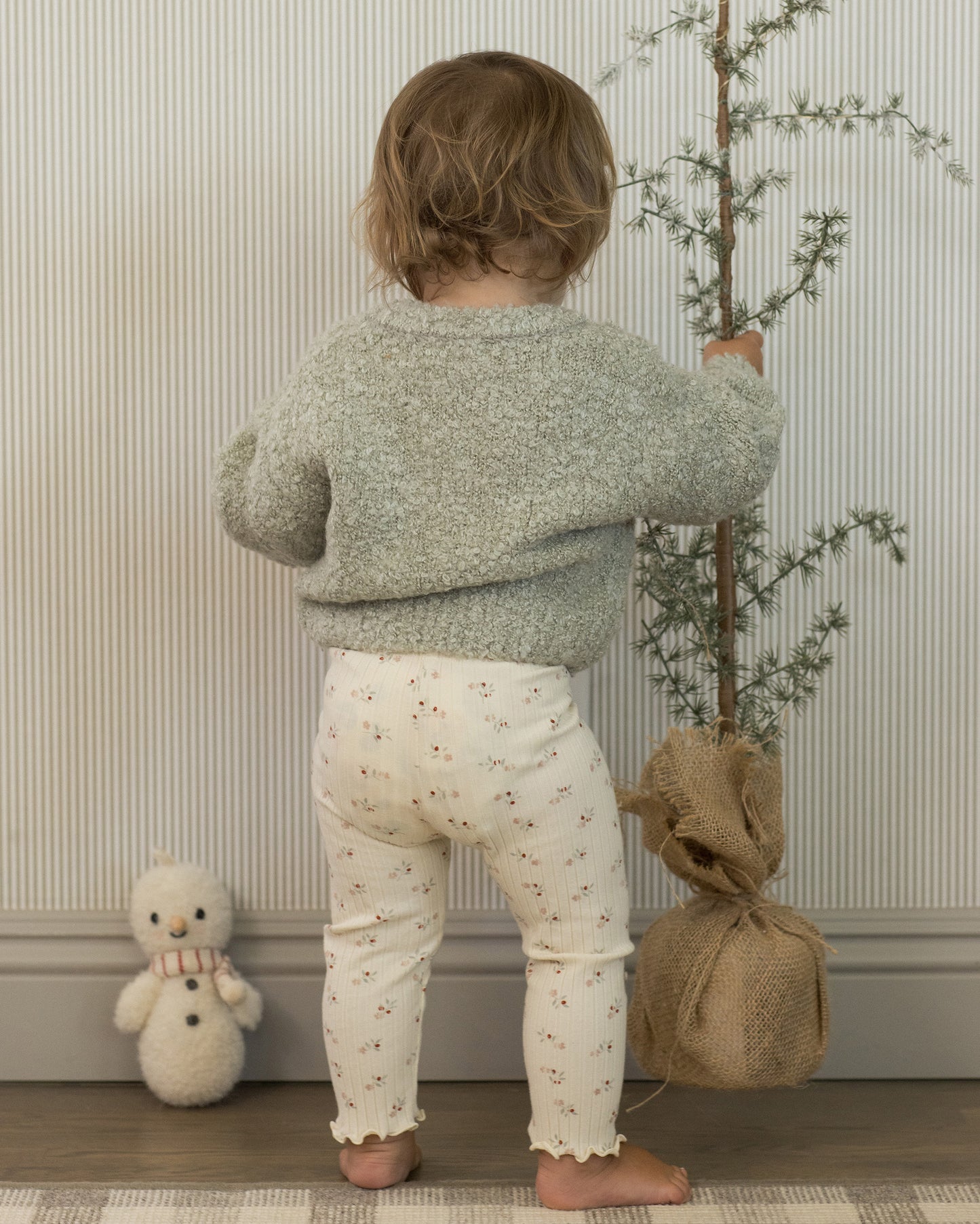 Aspen Sweater || Pistachio Boucle - Rylee + Cru | Kids Clothes | Trendy Baby Clothes | Modern Infant Outfits |