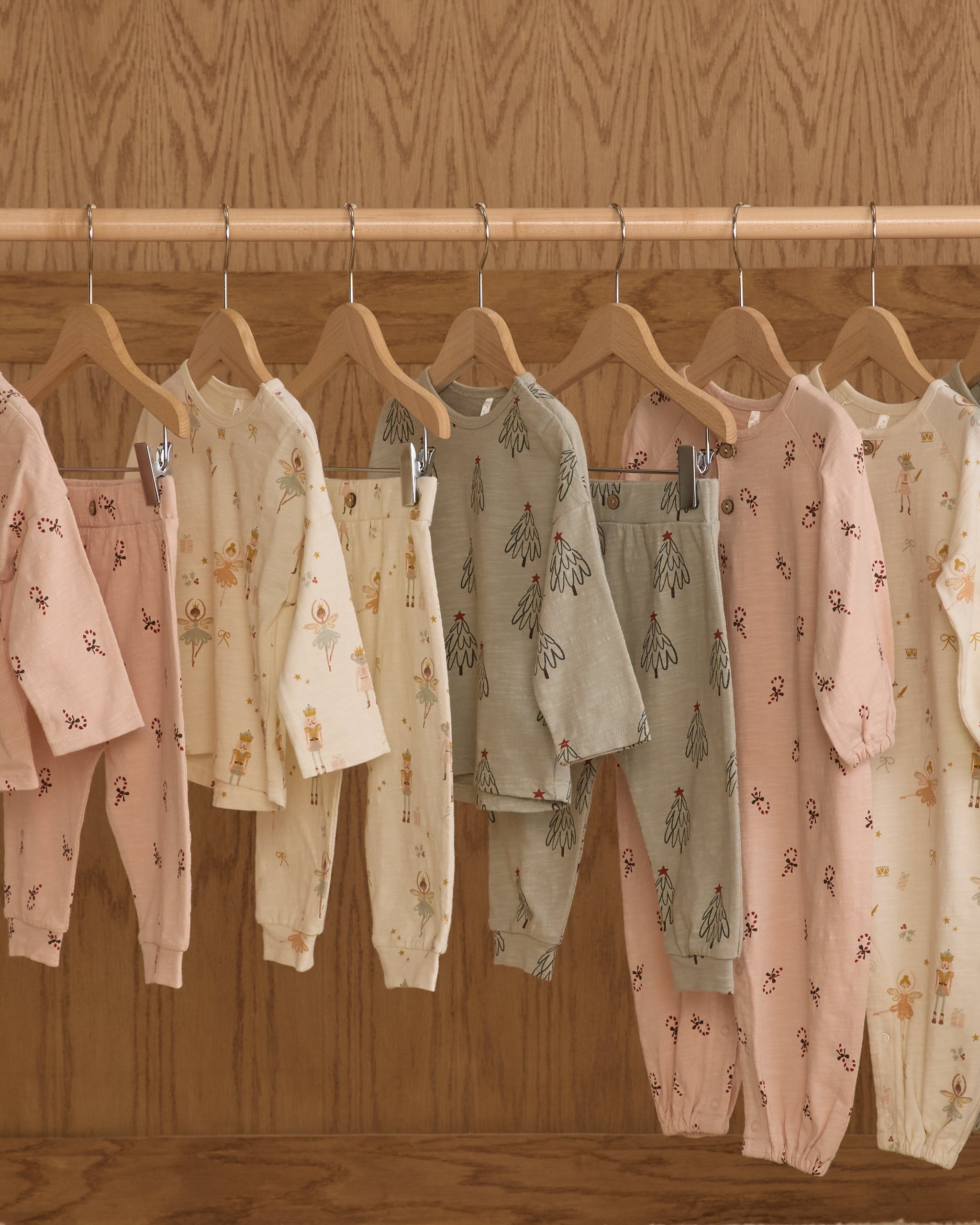 Henley Jumpsuit || Candy Canes - Rylee + Cru | Kids Clothes | Trendy Baby Clothes | Modern Infant Outfits |