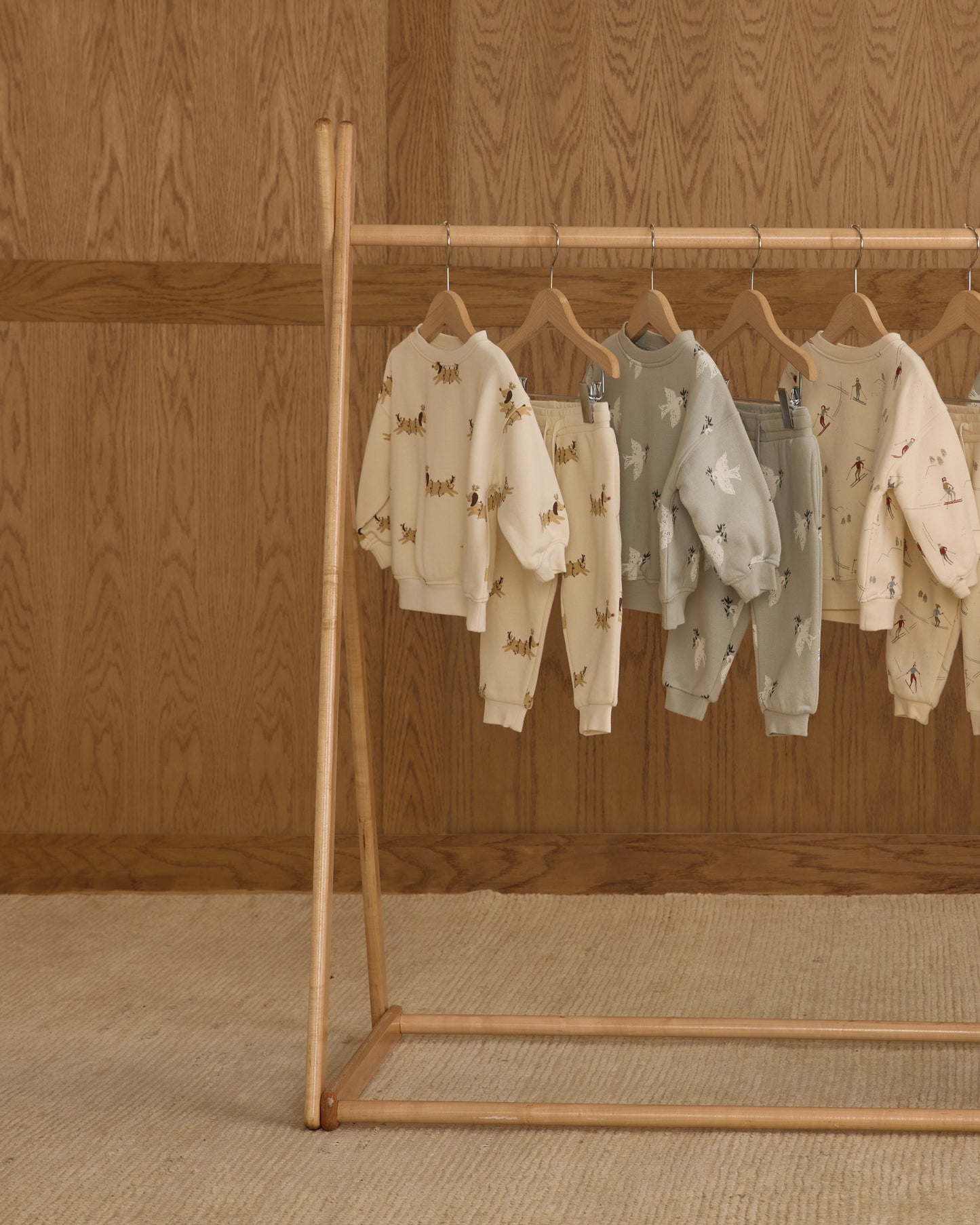 Relaxed Sweatshirt || Christmas Dogs - Rylee + Cru | Kids Clothes | Trendy Baby Clothes | Modern Infant Outfits |