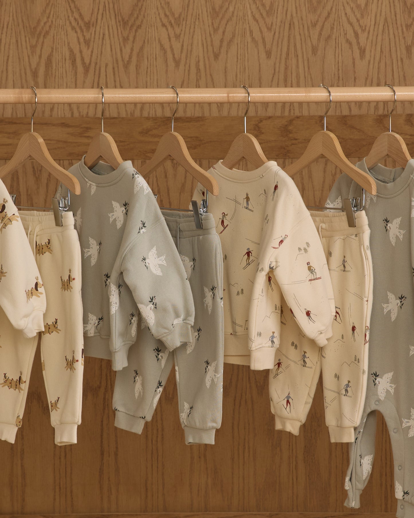 Jogger Sweatpant || Doves - Rylee + Cru | Kids Clothes | Trendy Baby Clothes | Modern Infant Outfits |