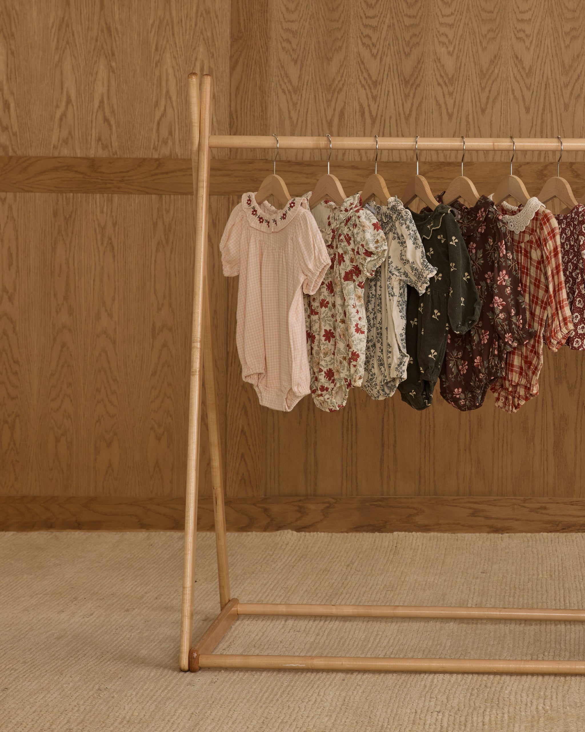 Lula Romper || Holiday Floral - Rylee + Cru | Kids Clothes | Trendy Baby Clothes | Modern Infant Outfits |