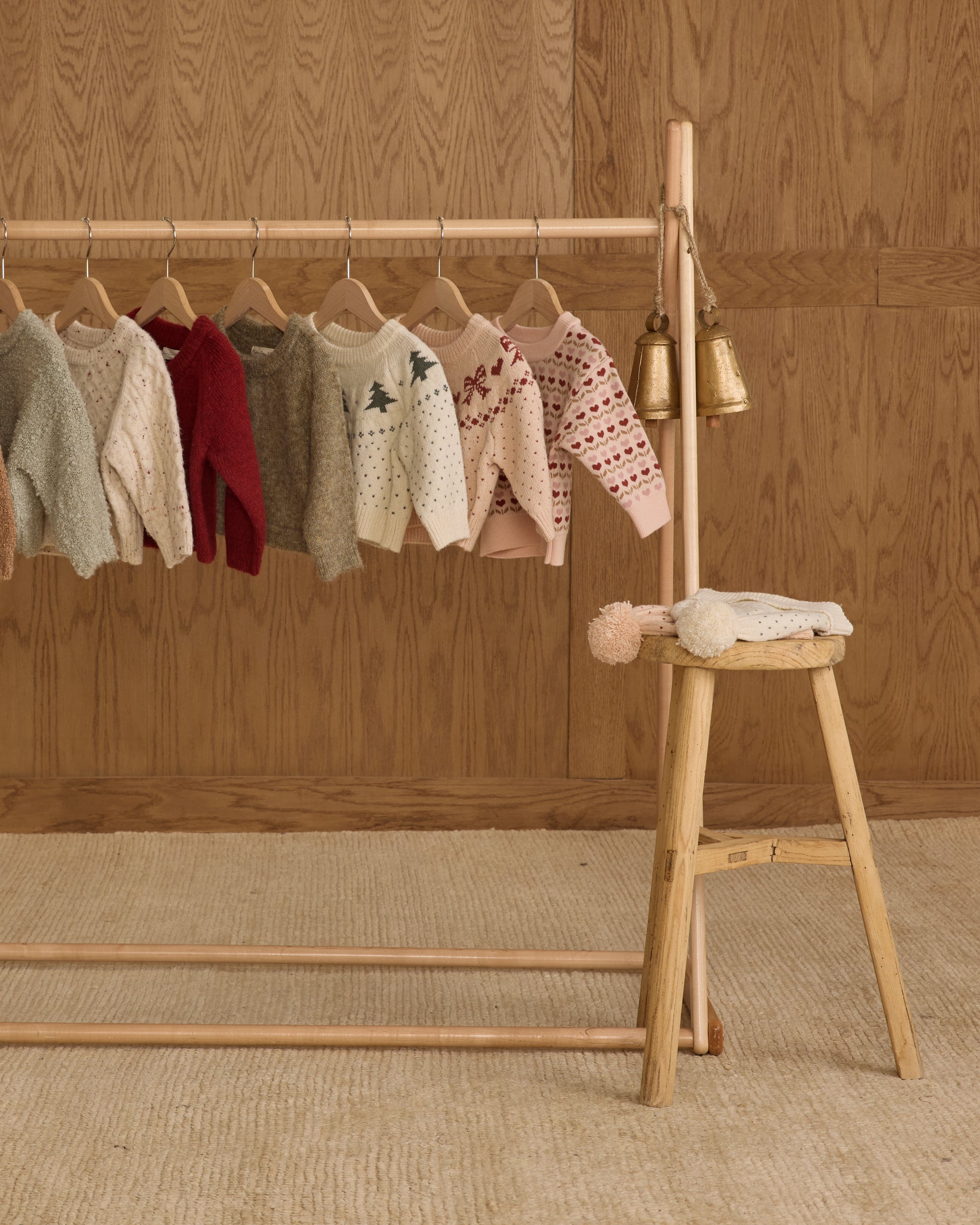 Fair Isle Sweater || Bows - Rylee + Cru | Kids Clothes | Trendy Baby Clothes | Modern Infant Outfits |