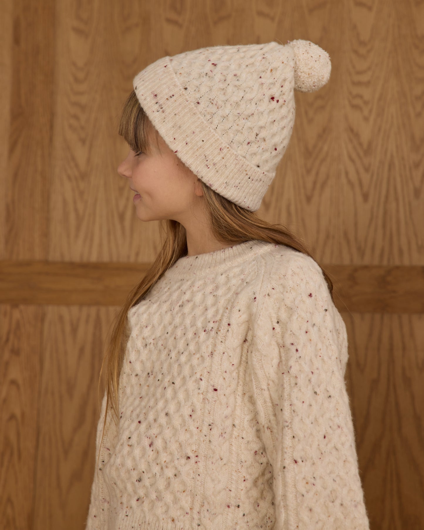 Beanie || Natural Speckled - Rylee + Cru | Kids Clothes | Trendy Baby Clothes | Modern Infant Outfits |
