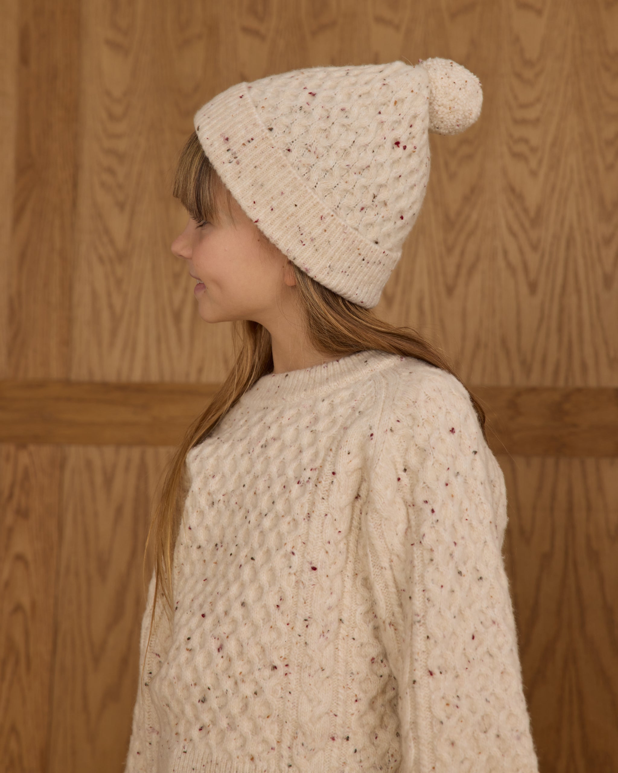 Beanie || Natural Speckled - Rylee + Cru | Kids Clothes | Trendy Baby Clothes | Modern Infant Outfits |