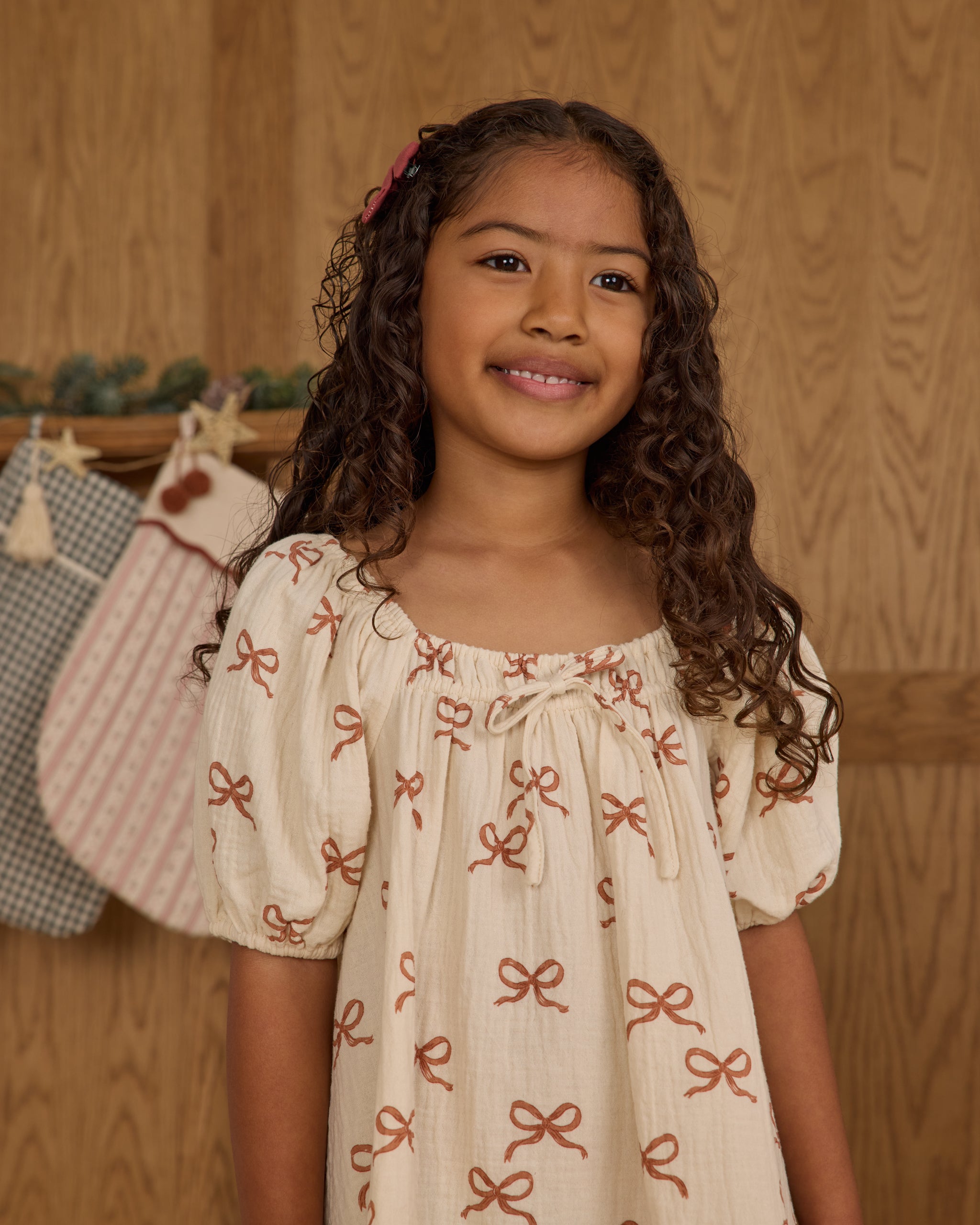 Sabrina Mini Dress || Ruby Bows - Rylee + Cru | Kids Clothes | Trendy Baby Clothes | Modern Infant Outfits |