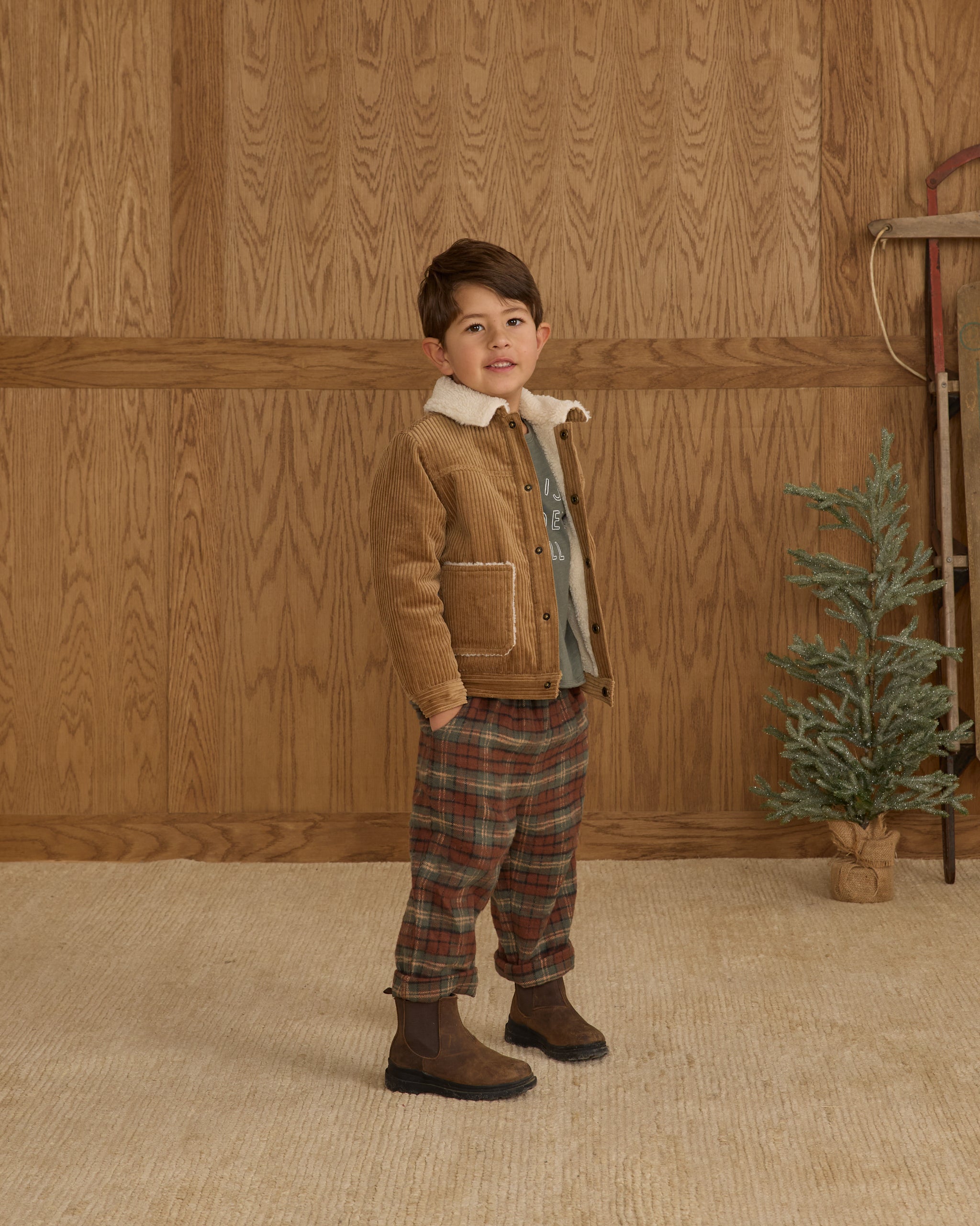 Corduroy Jacket || Toffee - Rylee + Cru | Kids Clothes | Trendy Baby Clothes | Modern Infant Outfits |
