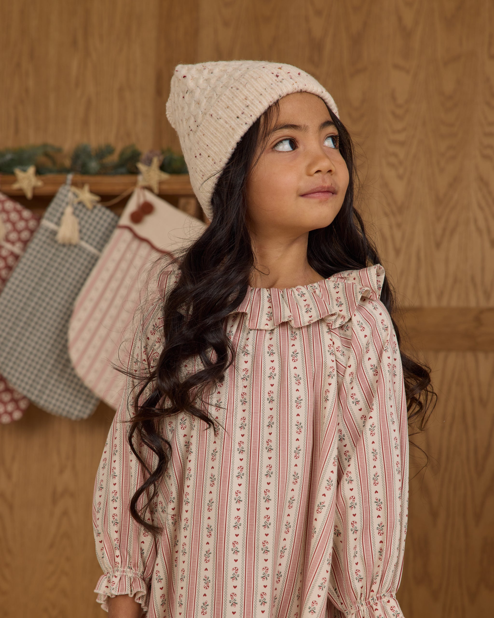 Beanie || Natural Speckled - Rylee + Cru | Kids Clothes | Trendy Baby Clothes | Modern Infant Outfits |