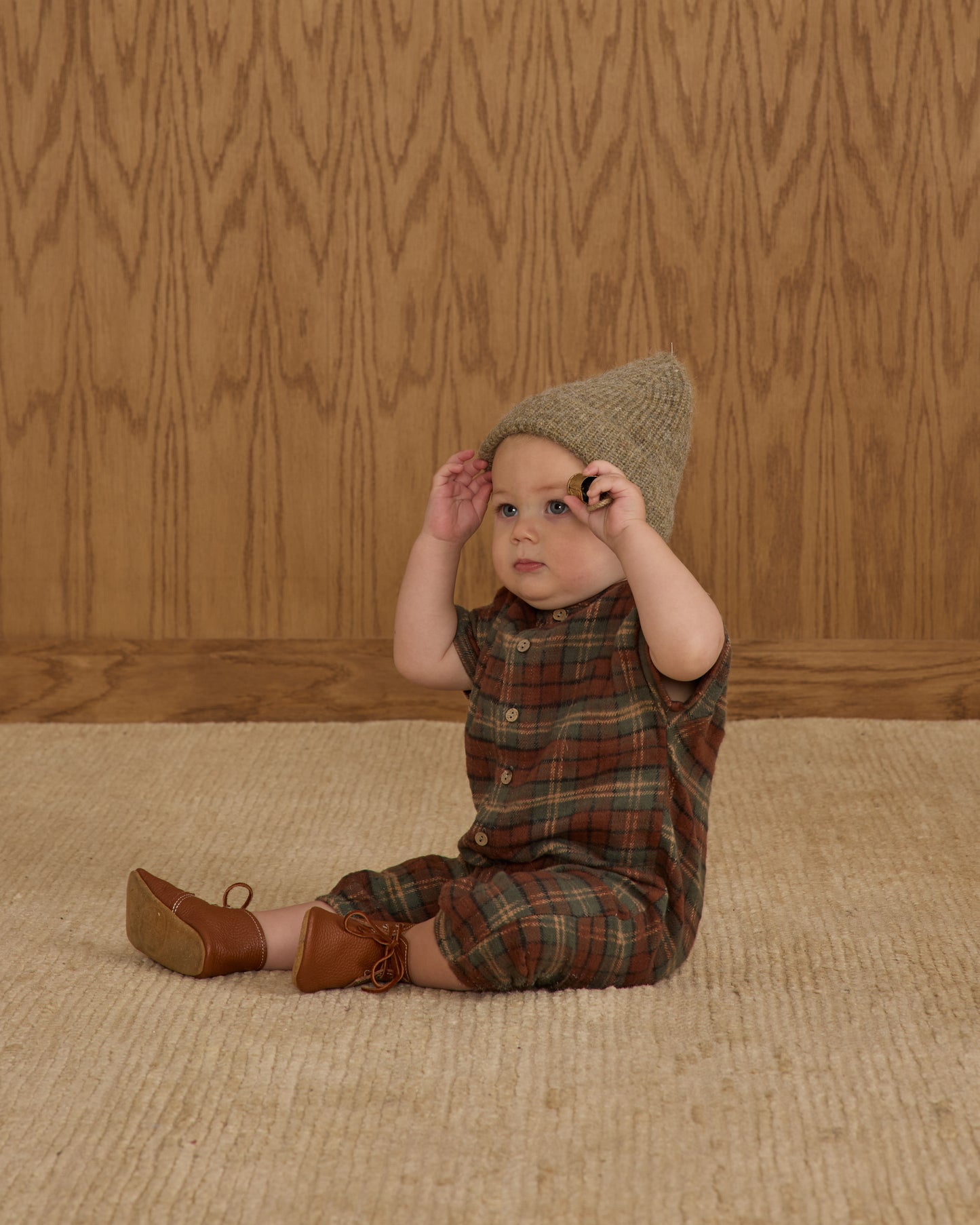 Hayes Jumpsuit || Holiday Plaid - Rylee + Cru | Kids Clothes | Trendy Baby Clothes | Modern Infant Outfits |