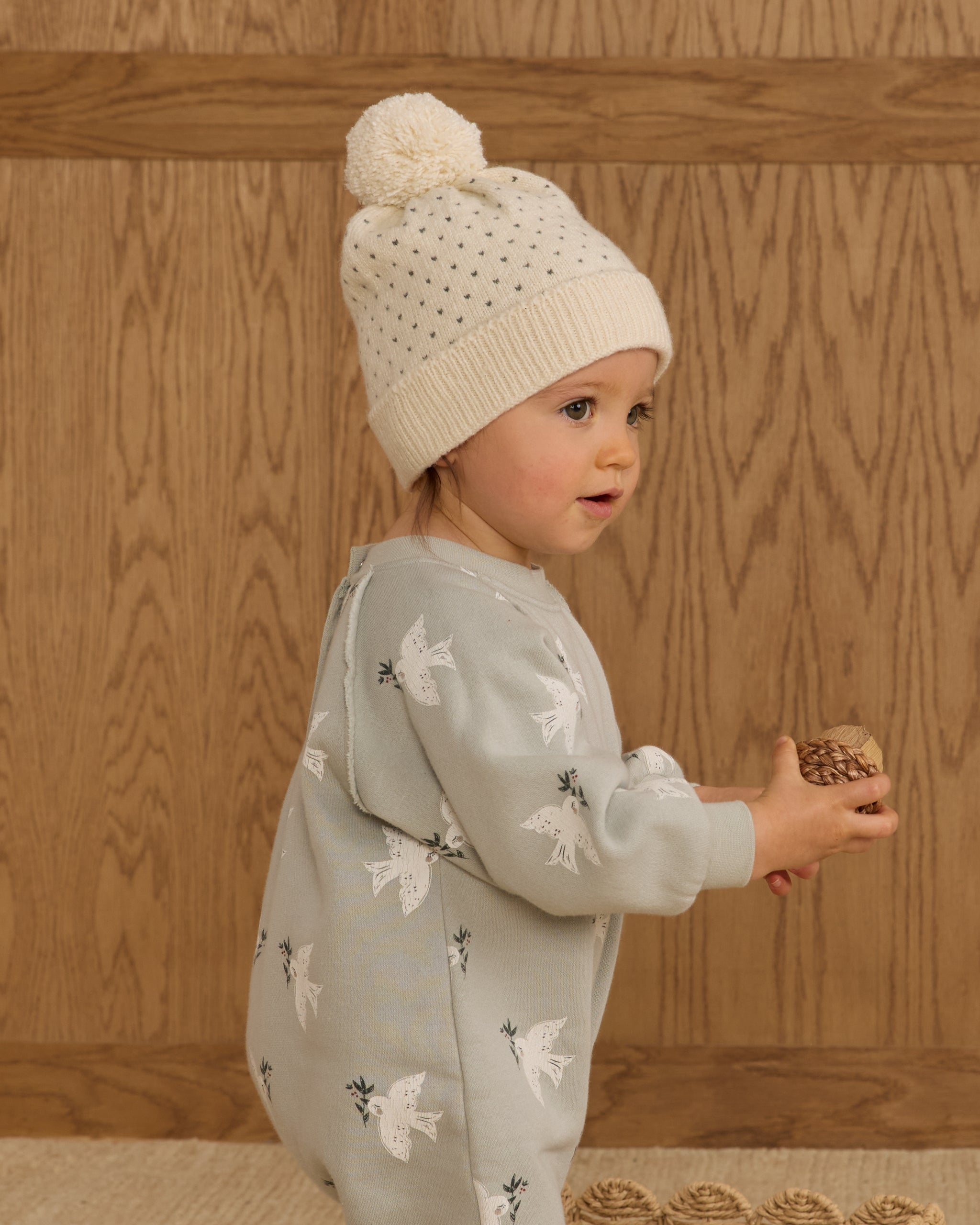 Beanie || Evergreen Speckle - Rylee + Cru | Kids Clothes | Trendy Baby Clothes | Modern Infant Outfits |