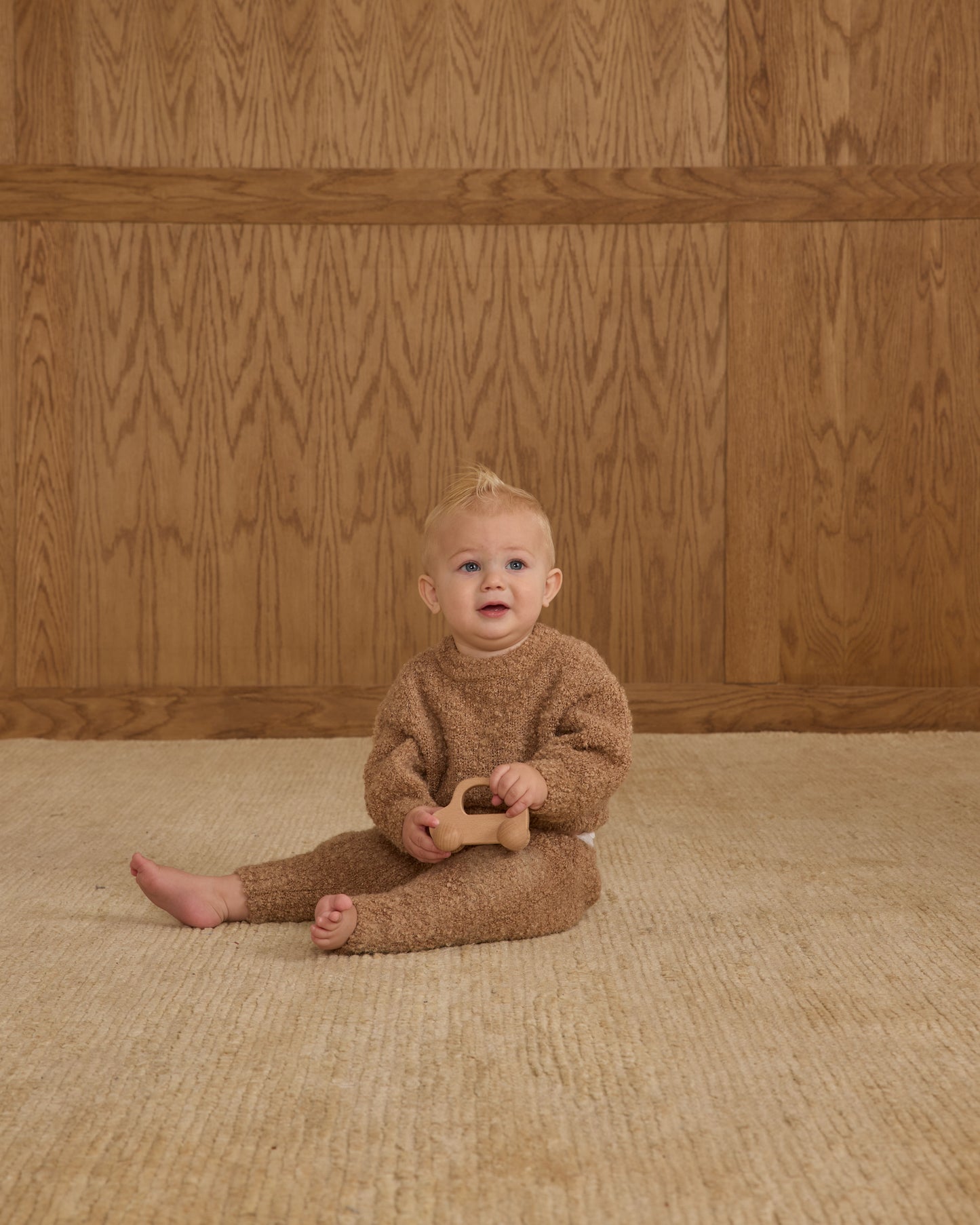 Aspen Sweater || Toffee Boucle - Rylee + Cru | Kids Clothes | Trendy Baby Clothes | Modern Infant Outfits |