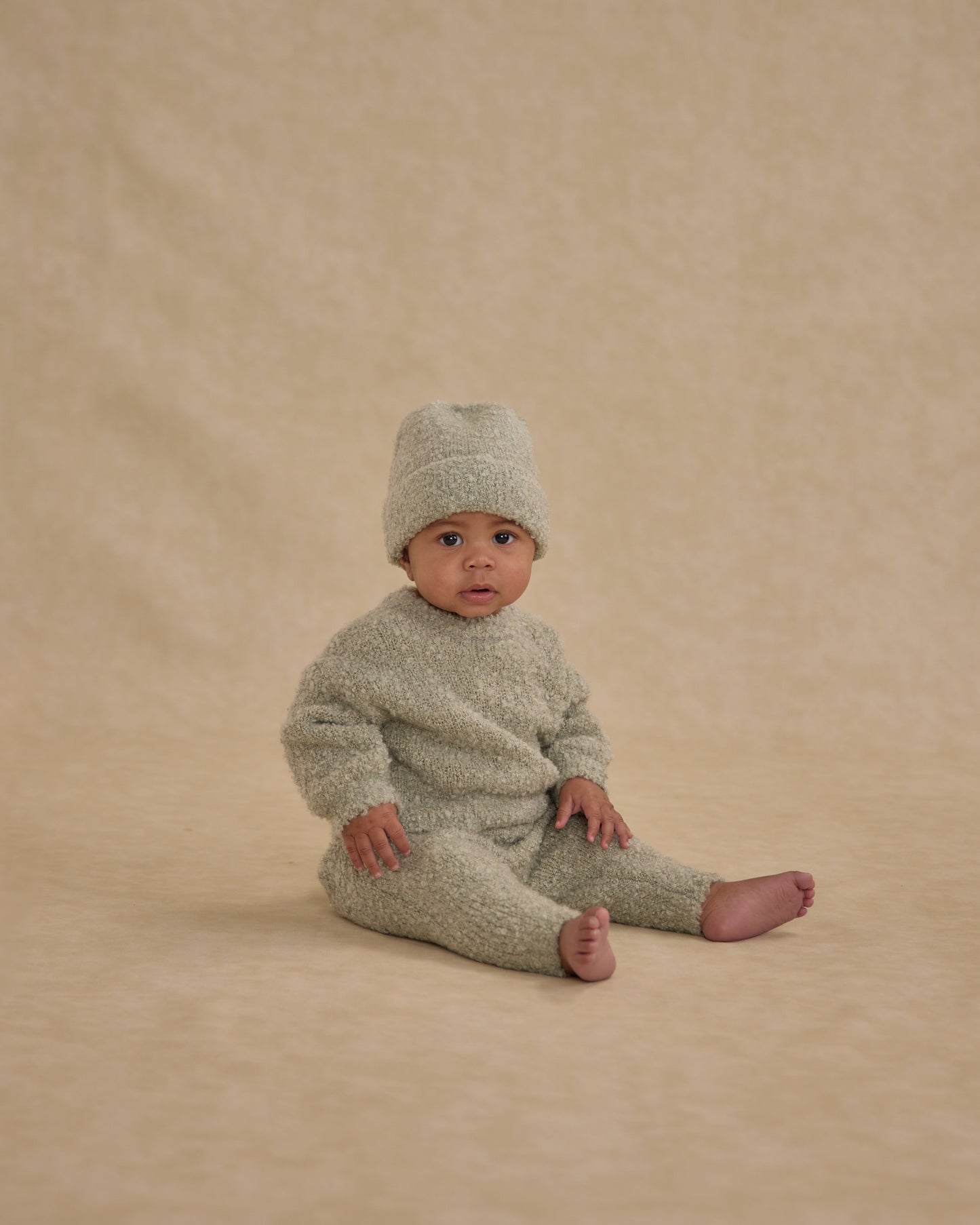 Beanie || Pistachio Boucle - Rylee + Cru | Kids Clothes | Trendy Baby Clothes | Modern Infant Outfits |