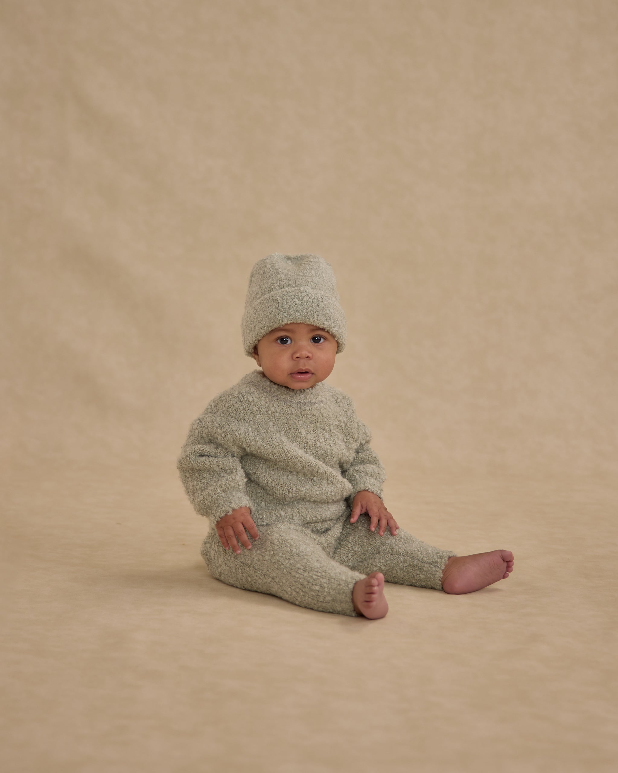 Beanie || Pistachio Boucle - Rylee + Cru | Kids Clothes | Trendy Baby Clothes | Modern Infant Outfits |