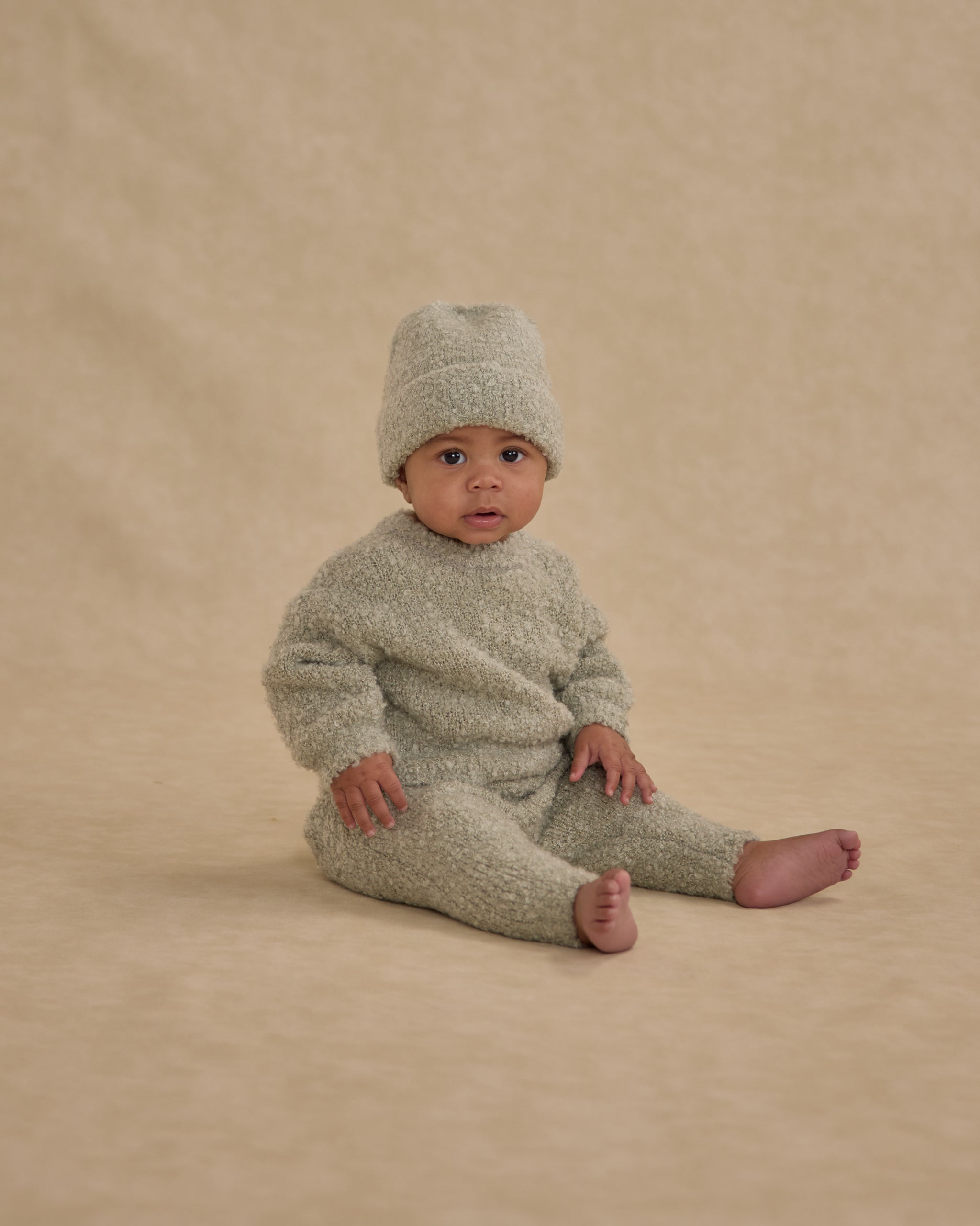 Knit Pant || Pistachio Boucle - Rylee + Cru | Kids Clothes | Trendy Baby Clothes | Modern Infant Outfits |