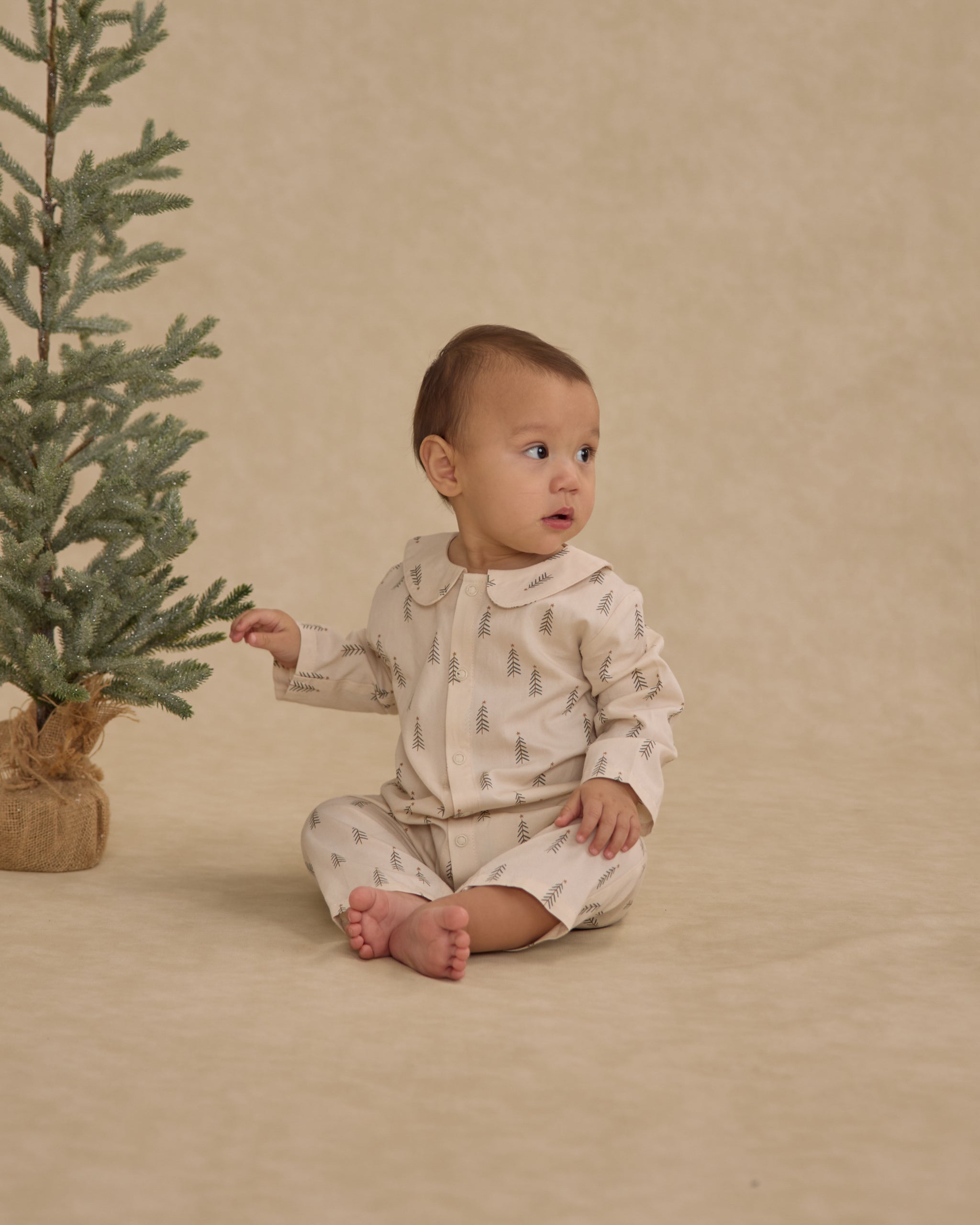 Baby Pajama Romper || Alpine - Rylee + Cru | Kids Clothes | Trendy Baby Clothes | Modern Infant Outfits |