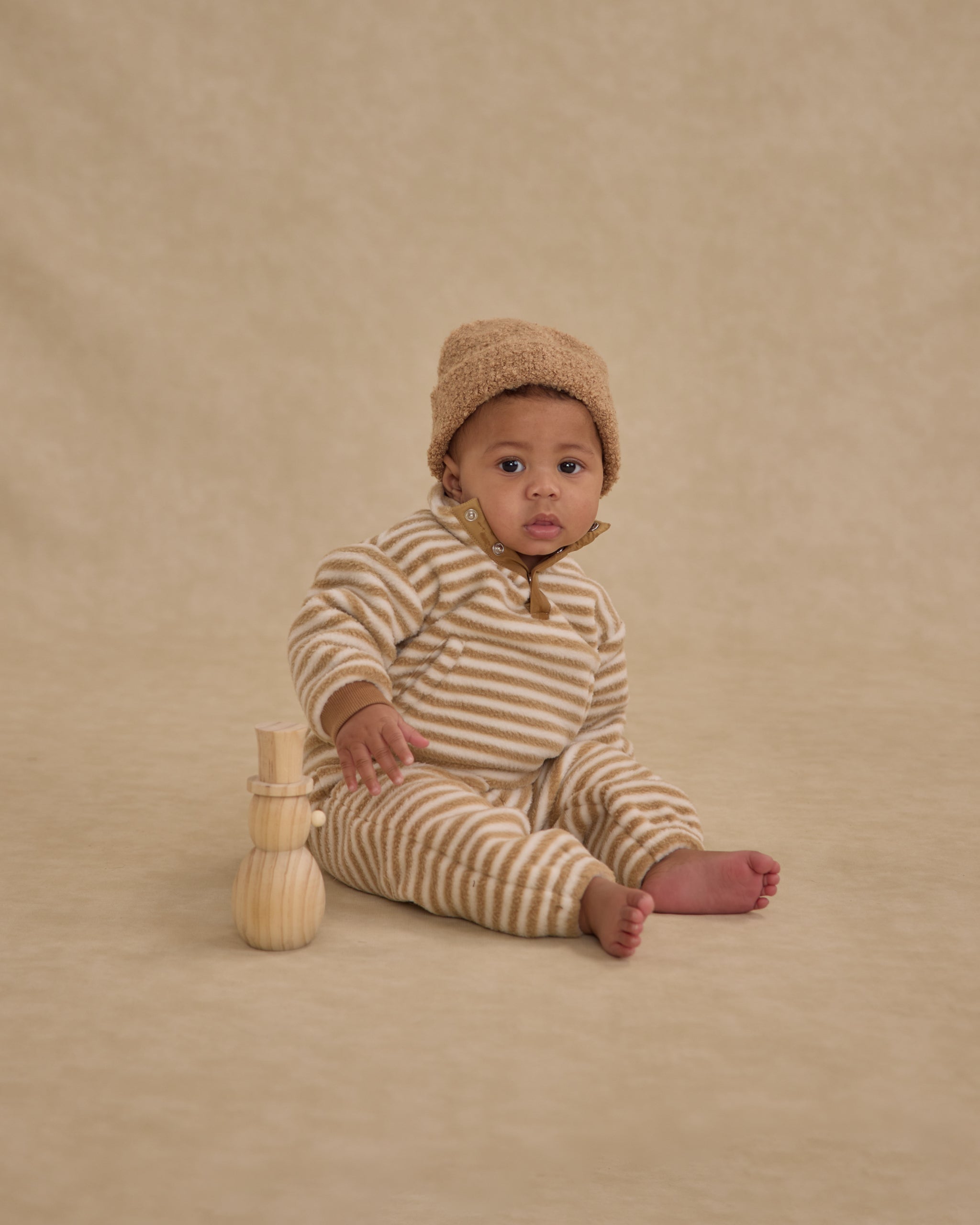 Relaxed Sweatpant || Toffee Stripe - Rylee + Cru | Kids Clothes | Trendy Baby Clothes | Modern Infant Outfits |