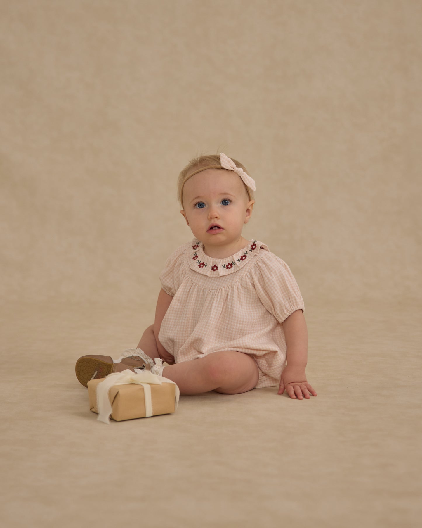 Little Knot Headband || Petal Gingham - Rylee + Cru | Kids Clothes | Trendy Baby Clothes | Modern Infant Outfits |