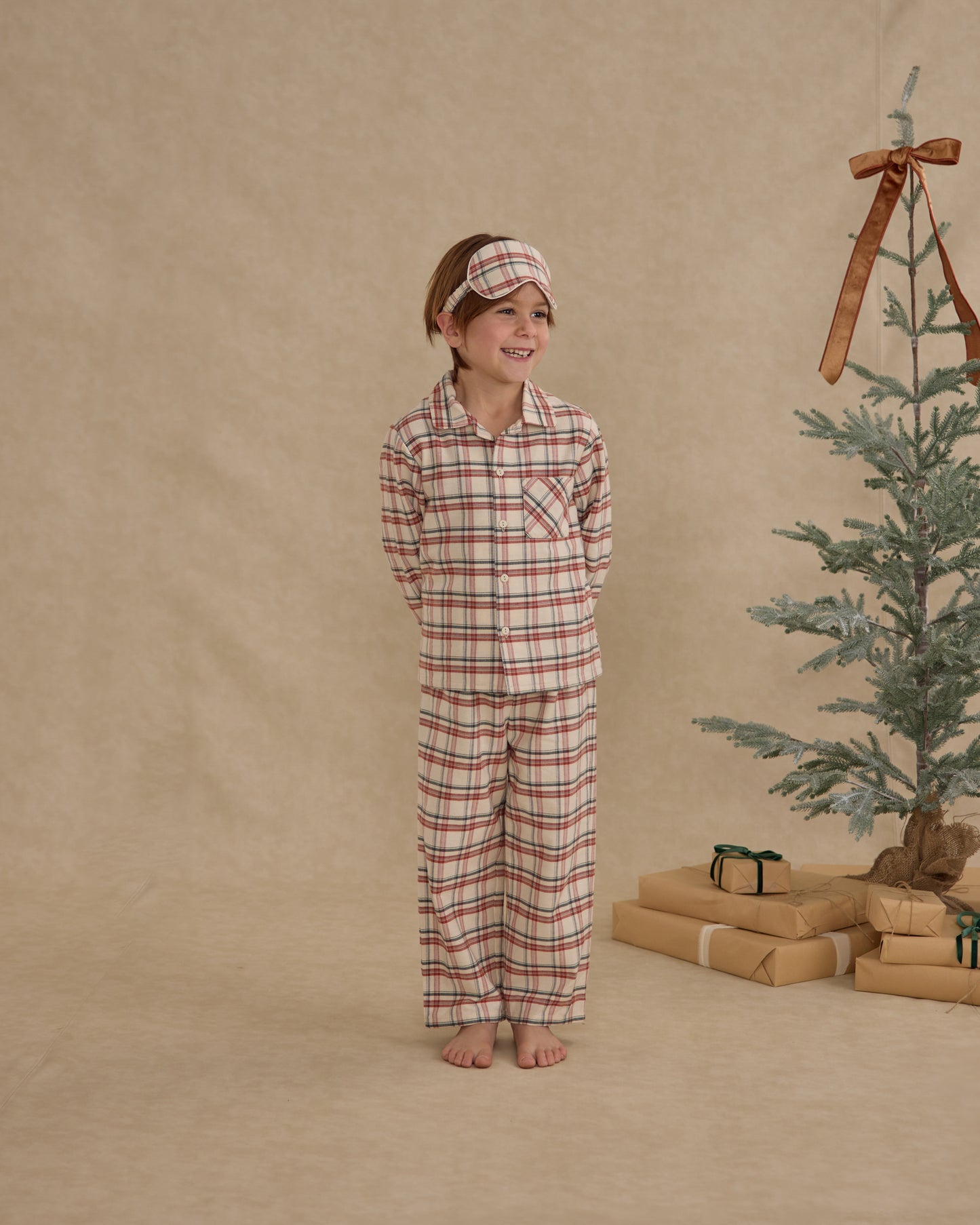 Long Sleeve Pajamas || Holiday Flannel - Rylee + Cru | Kids Clothes | Trendy Baby Clothes | Modern Infant Outfits |