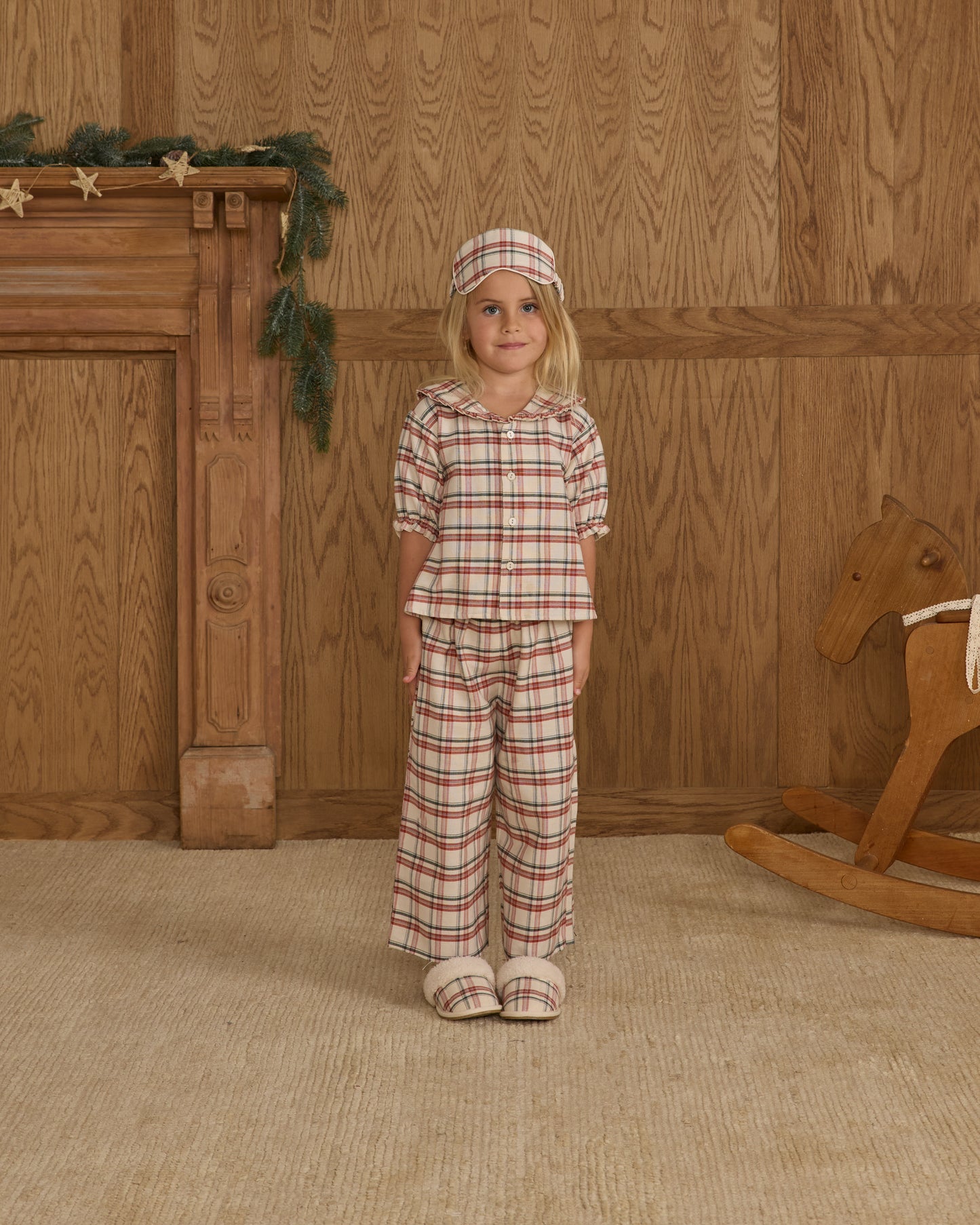 Ruffle Pajamas || Holiday Flannel - Rylee + Cru | Kids Clothes | Trendy Baby Clothes | Modern Infant Outfits |
