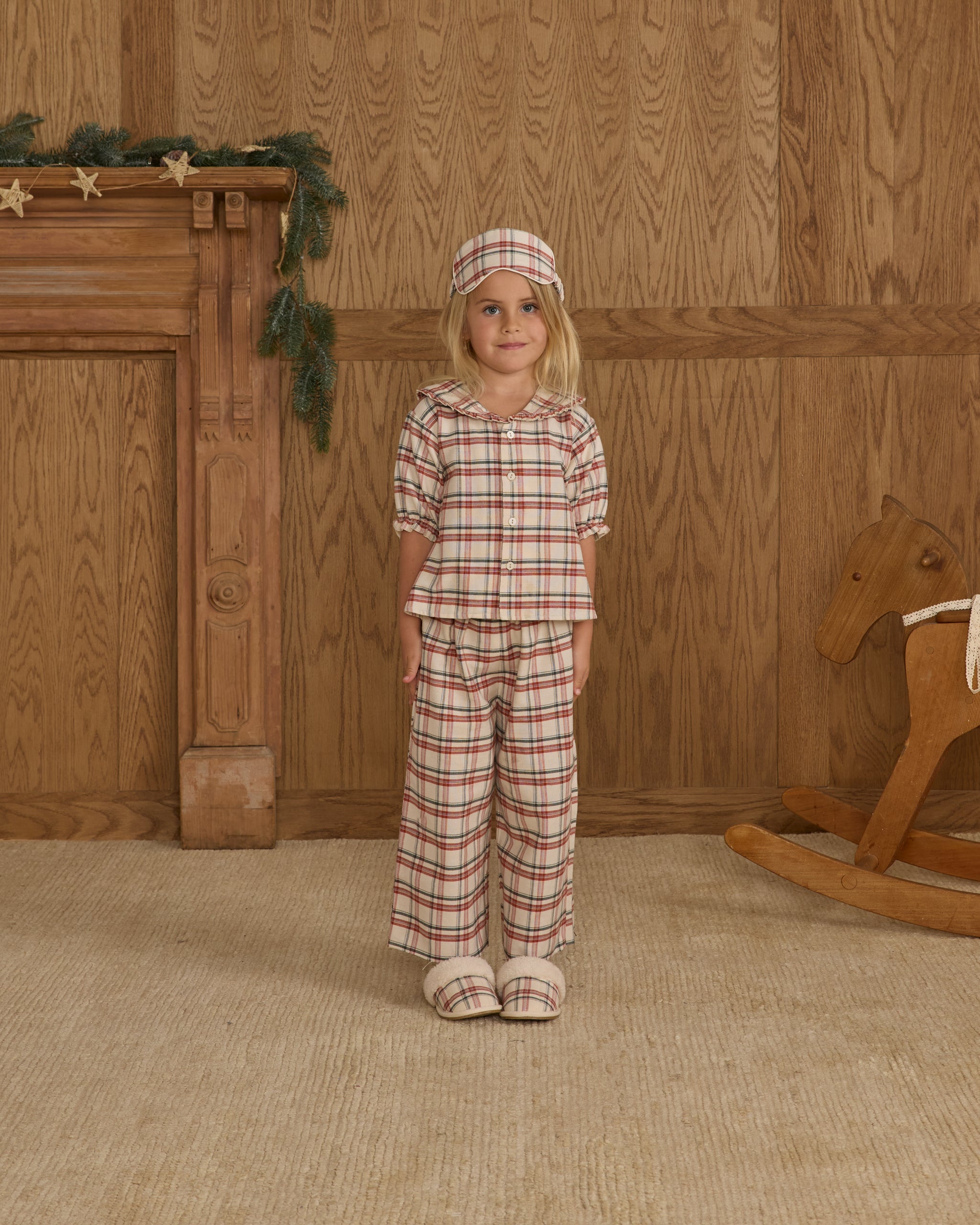 Ruffle Pajamas || Holiday Flannel - Rylee + Cru | Kids Clothes | Trendy Baby Clothes | Modern Infant Outfits |