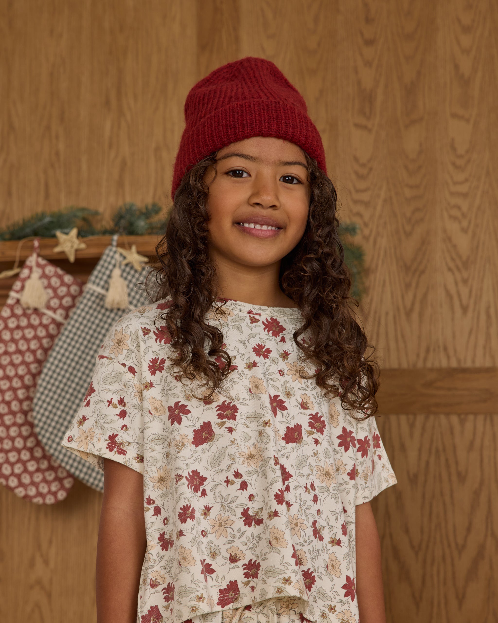 Ruthie Set || Holiday Floral - Rylee + Cru | Kids Clothes | Trendy Baby Clothes | Modern Infant Outfits |