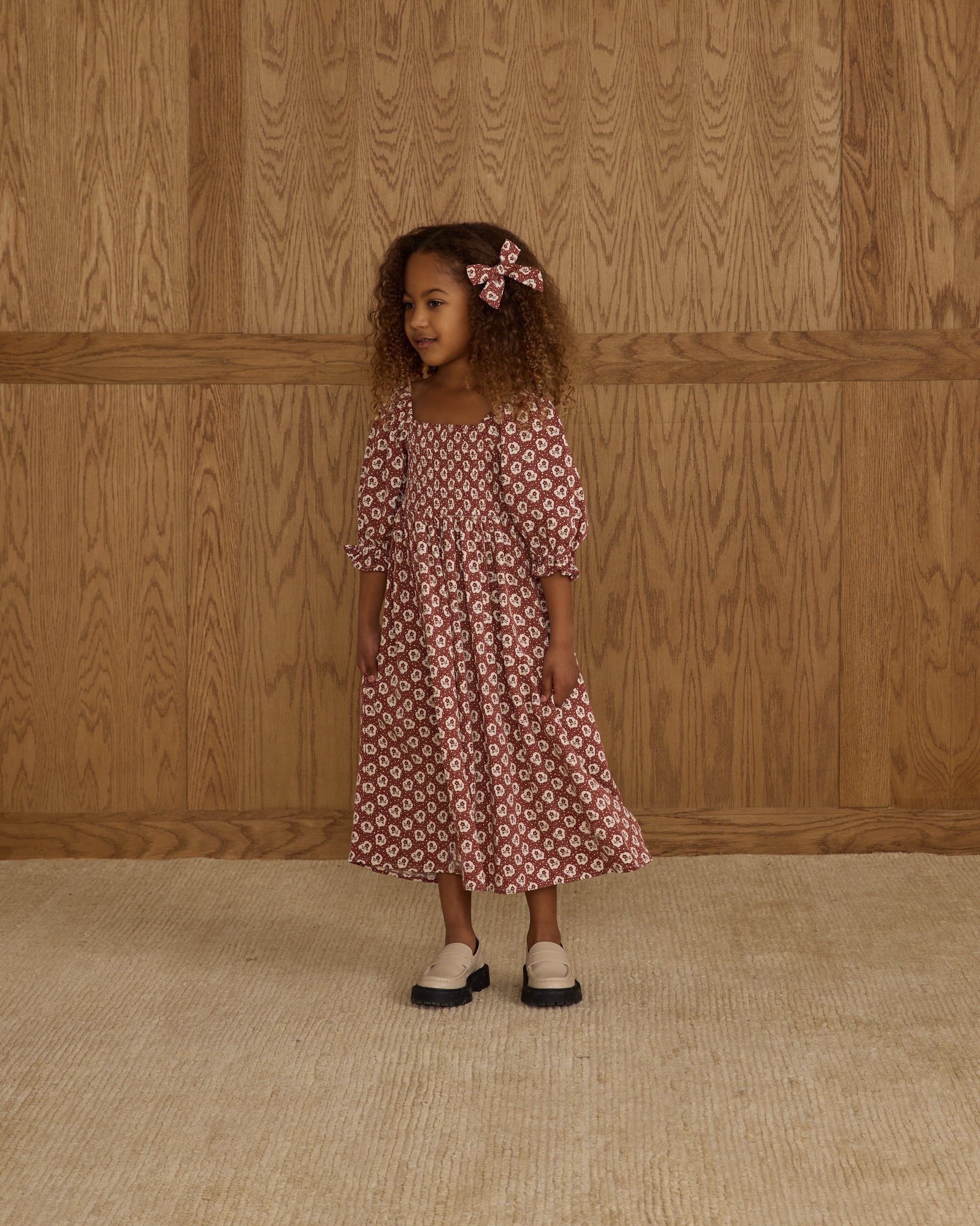 Adelaide Dress || Ruby Fleur - Rylee + Cru | Kids Clothes | Trendy Baby Clothes | Modern Infant Outfits |