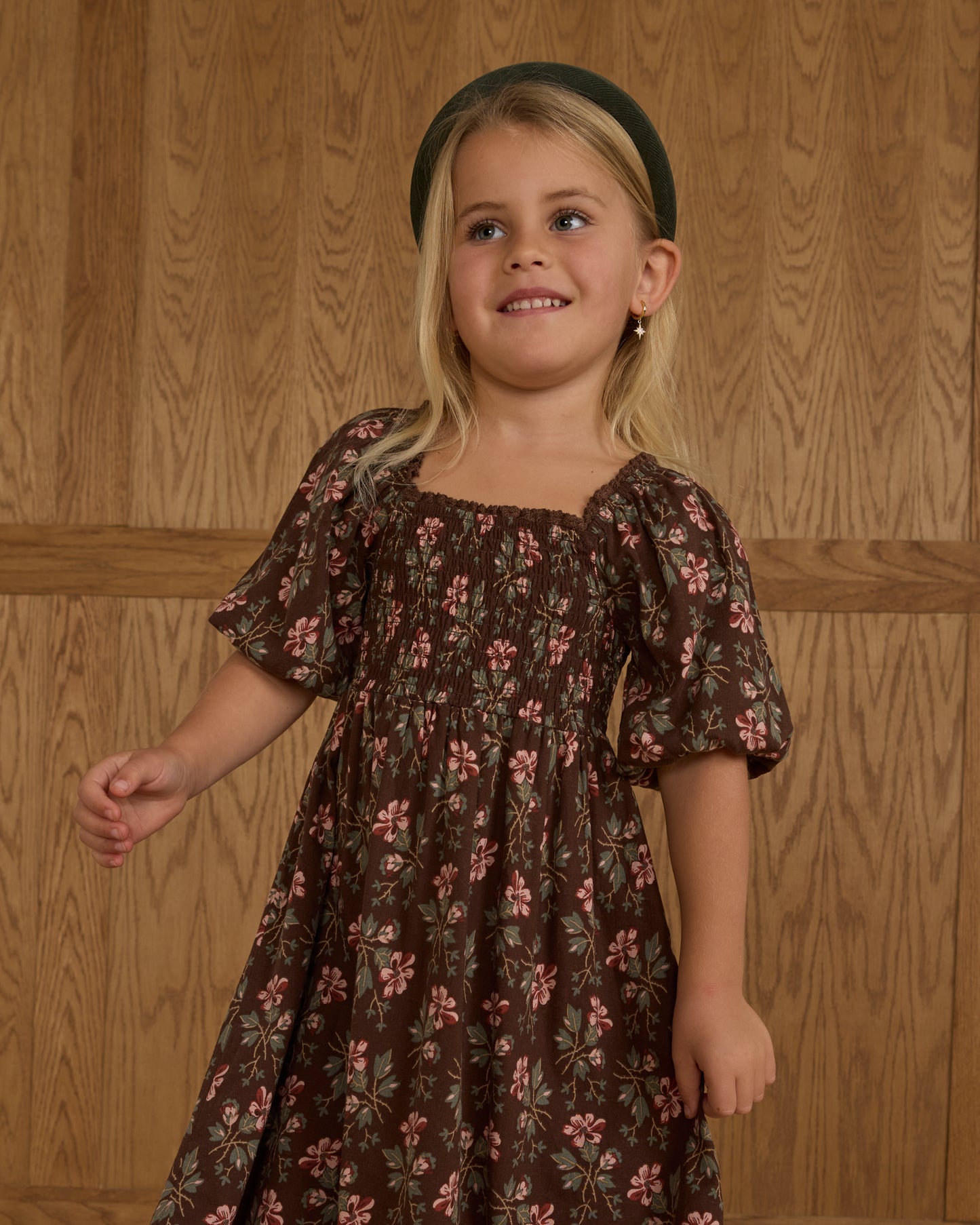 Della Dress || Winter Floral - Rylee + Cru | Kids Clothes | Trendy Baby Clothes | Modern Infant Outfits |