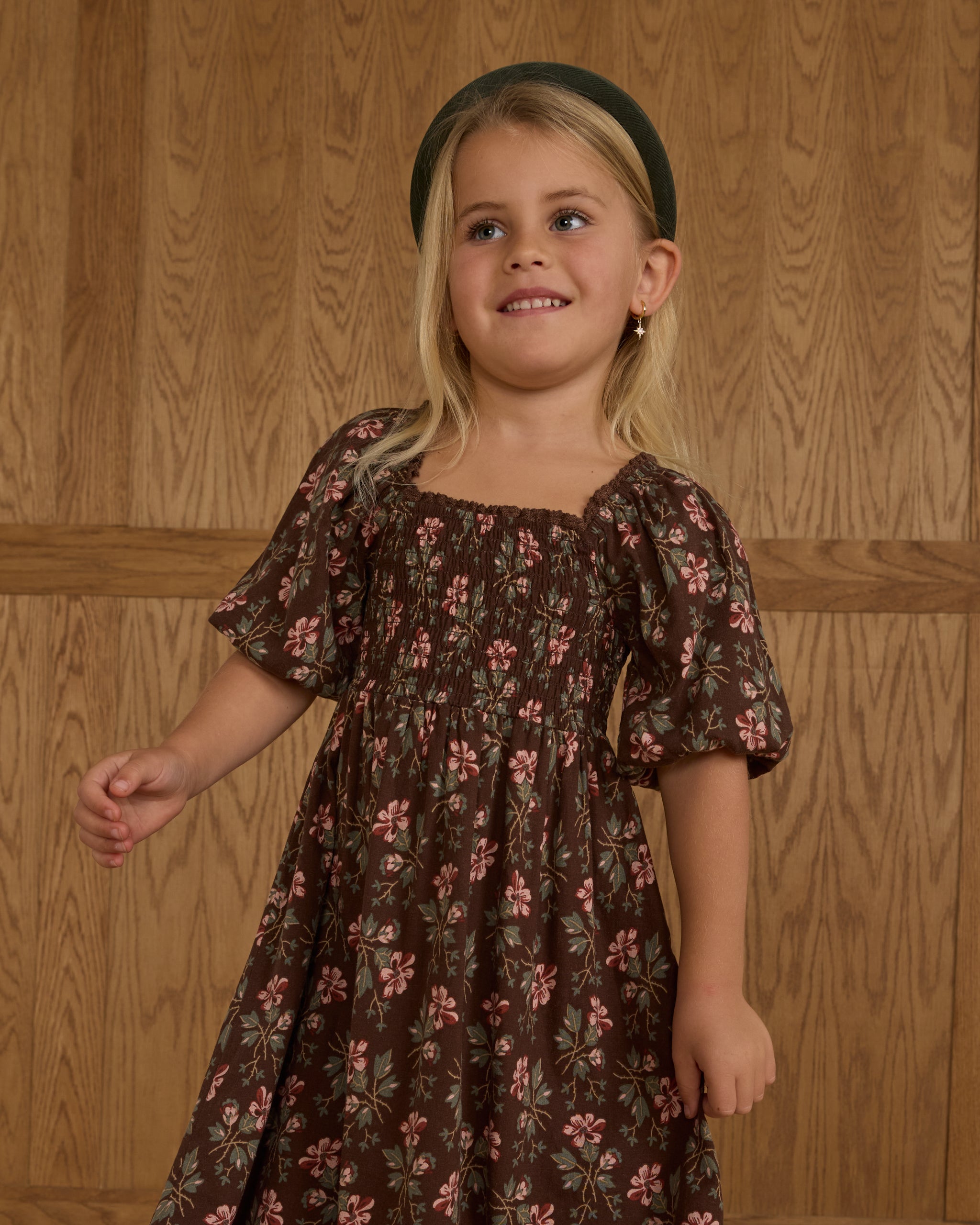 Della Dress || Winter Floral - Rylee + Cru | Kids Clothes | Trendy Baby Clothes | Modern Infant Outfits |
