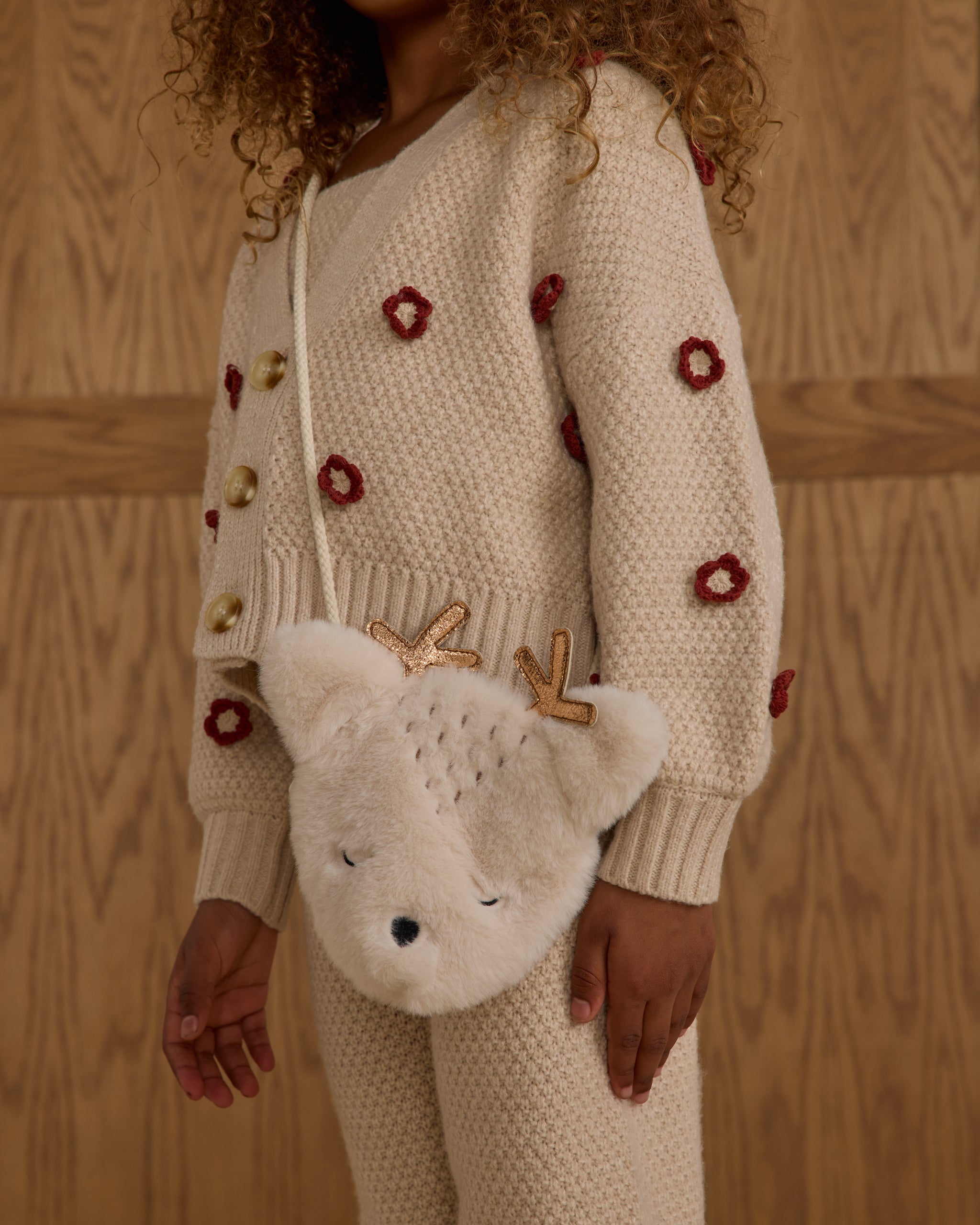 Deer Purse || Oat - Rylee + Cru | Kids Clothes | Trendy Baby Clothes | Modern Infant Outfits |