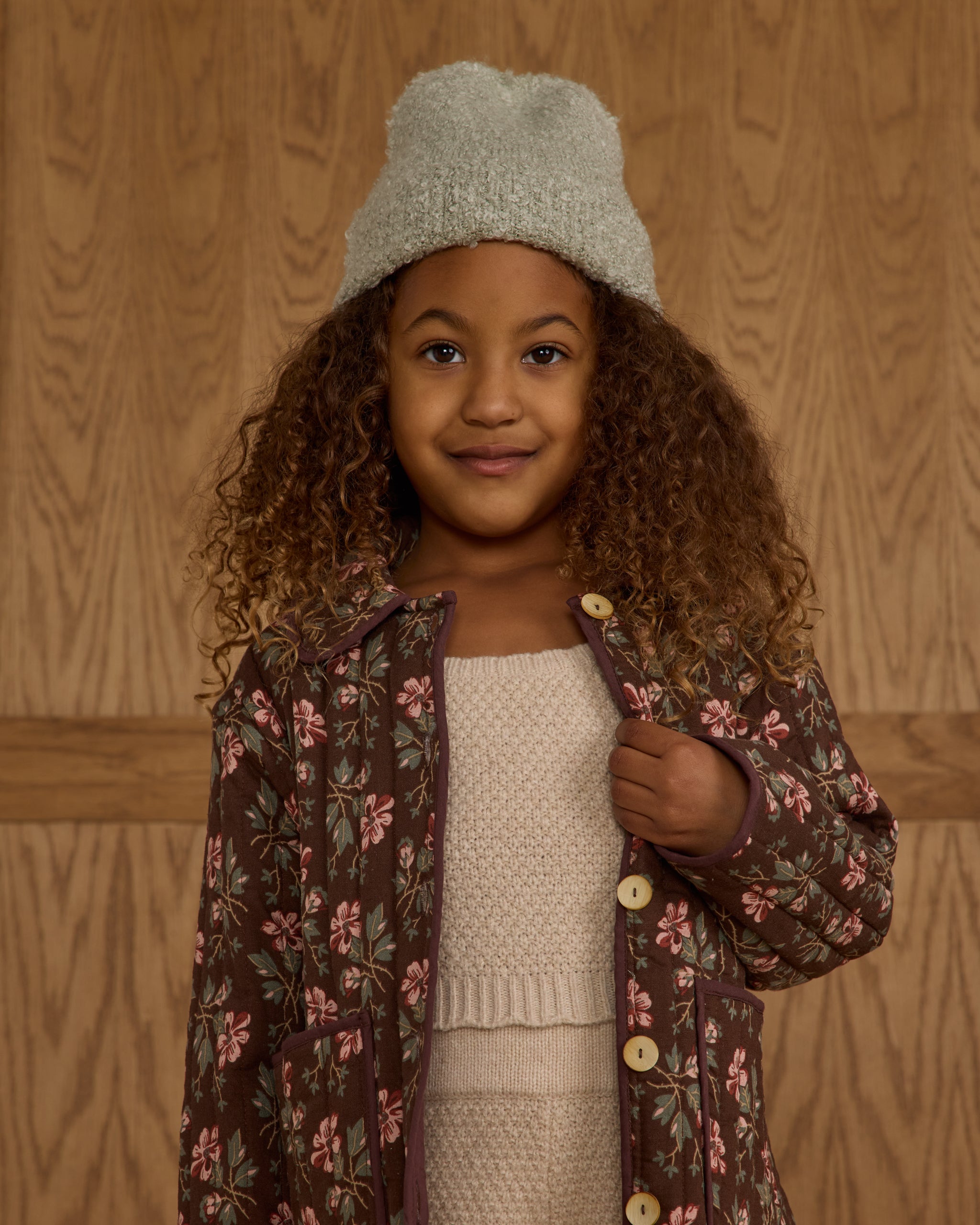 Beanie || Pistachio Boucle - Rylee + Cru | Kids Clothes | Trendy Baby Clothes | Modern Infant Outfits |