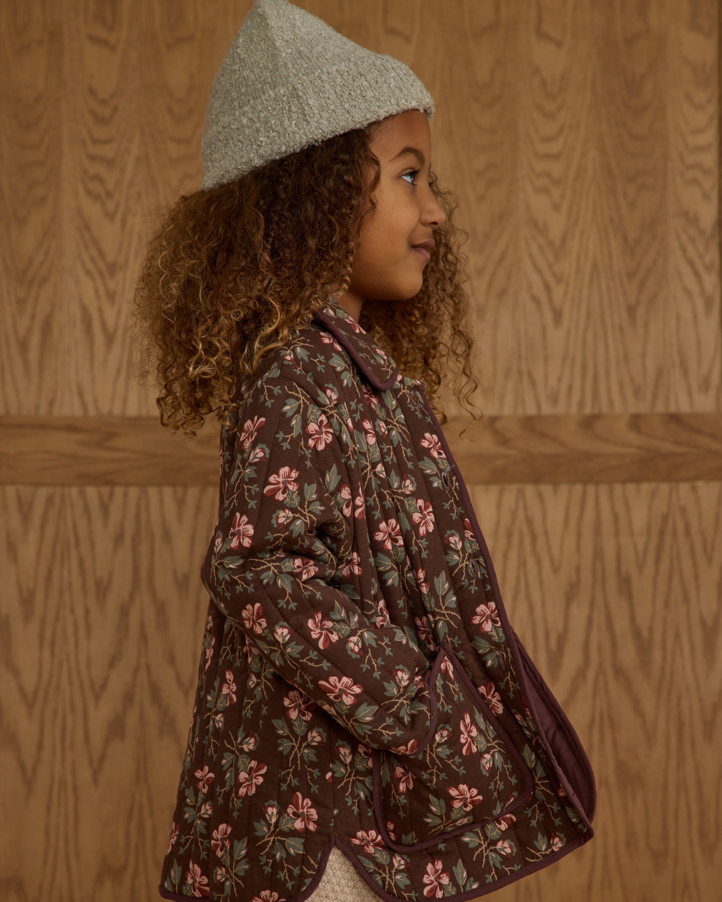 Clara Coat || Winter Floral - Rylee + Cru | Kids Clothes | Trendy Baby Clothes | Modern Infant Outfits |