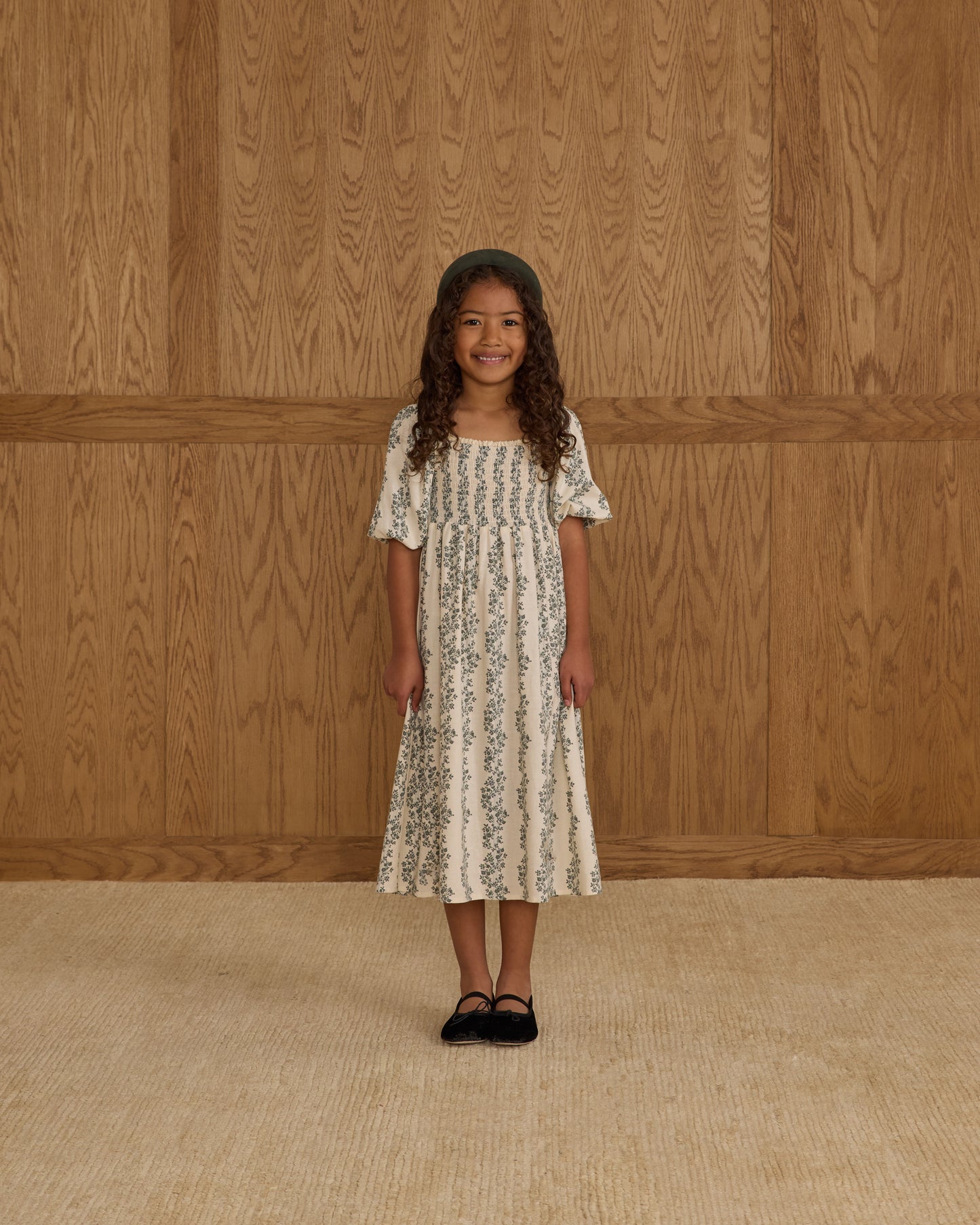 Della Dress || Green Vines - Rylee + Cru | Kids Clothes | Trendy Baby Clothes | Modern Infant Outfits |